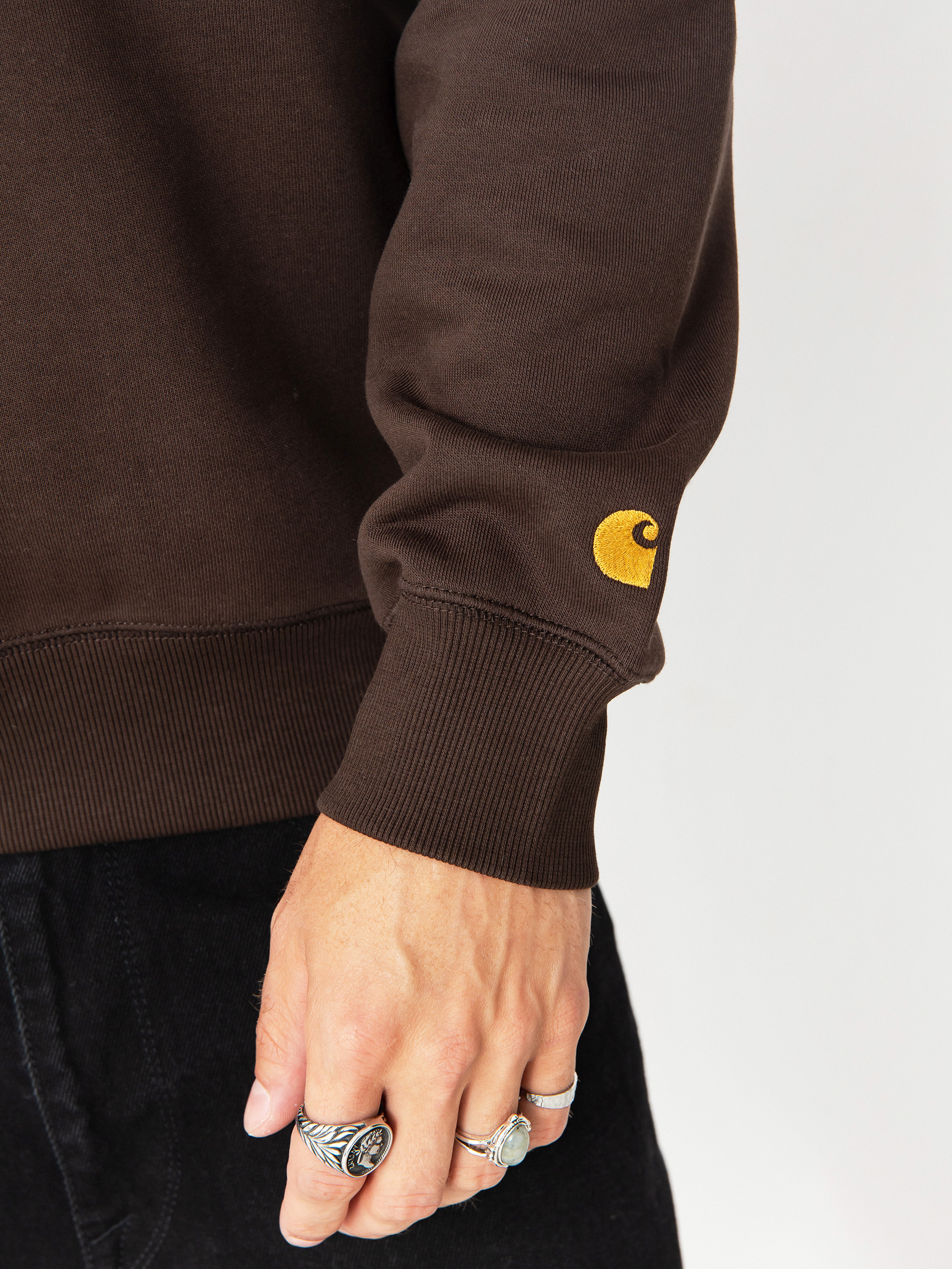 Carhartt WIP Sweatshirt Chase (tobacco/gold)