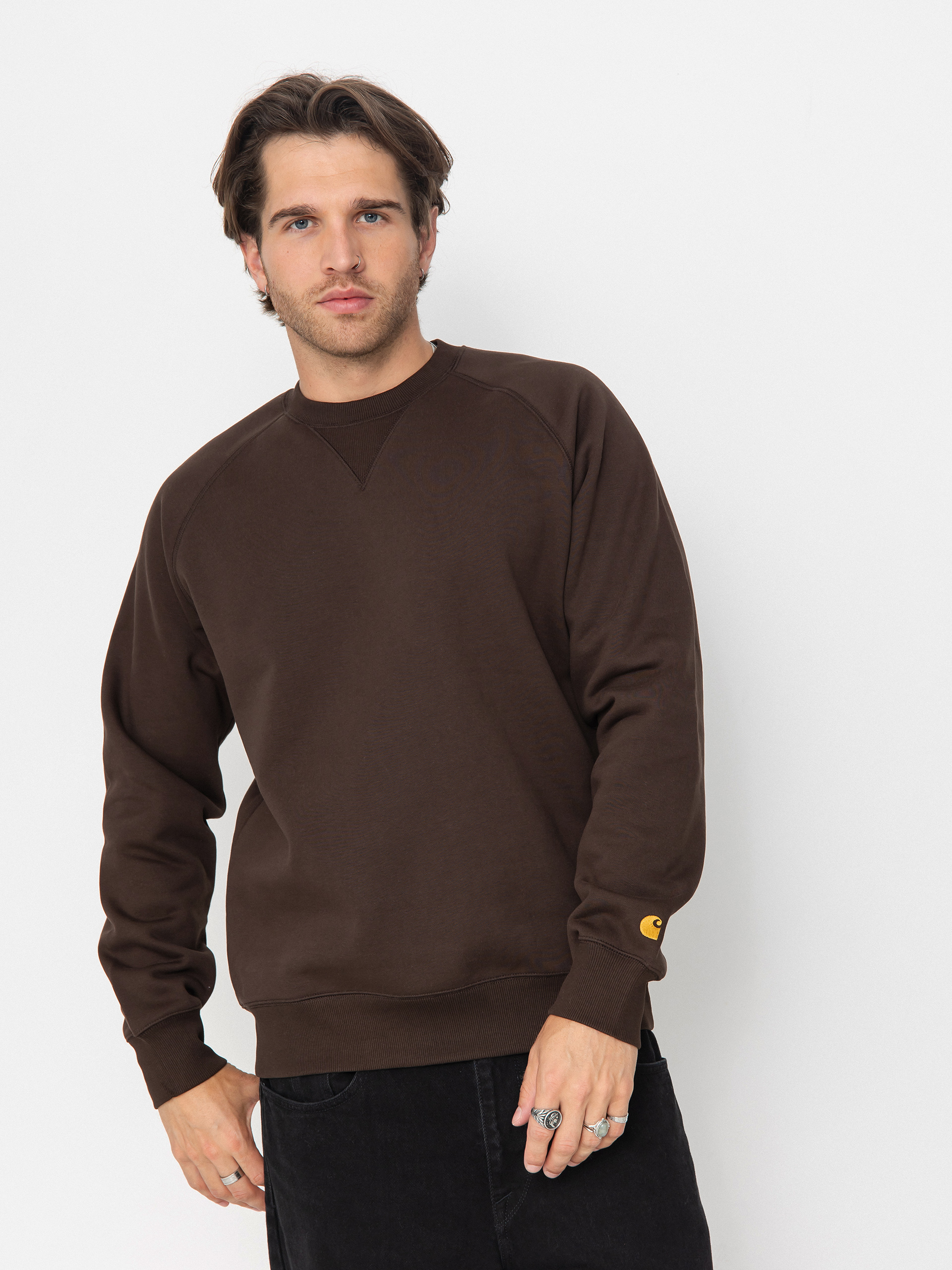 carhartt tobacco sweatshirt Carhartt WIP Sweatshirt Chase