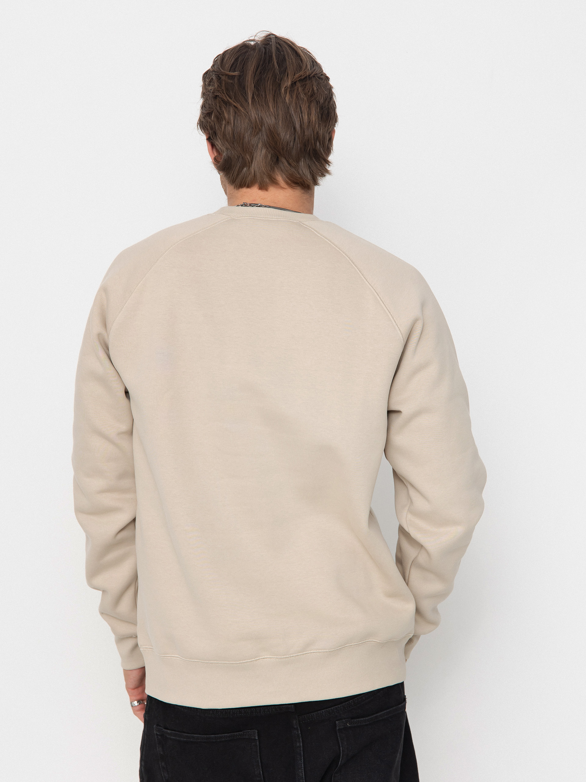 Carhartt WIP Sweatshirt Chase (fleur de sel/gold)