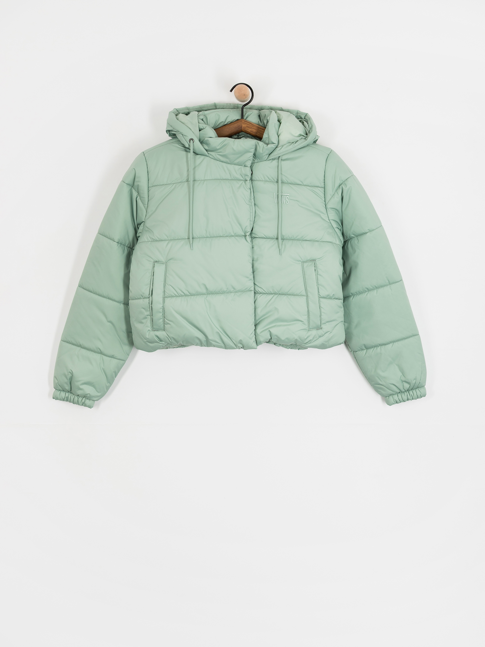 Vans Hillgate Cropped Puffer Jacke Wmn (gray olive)