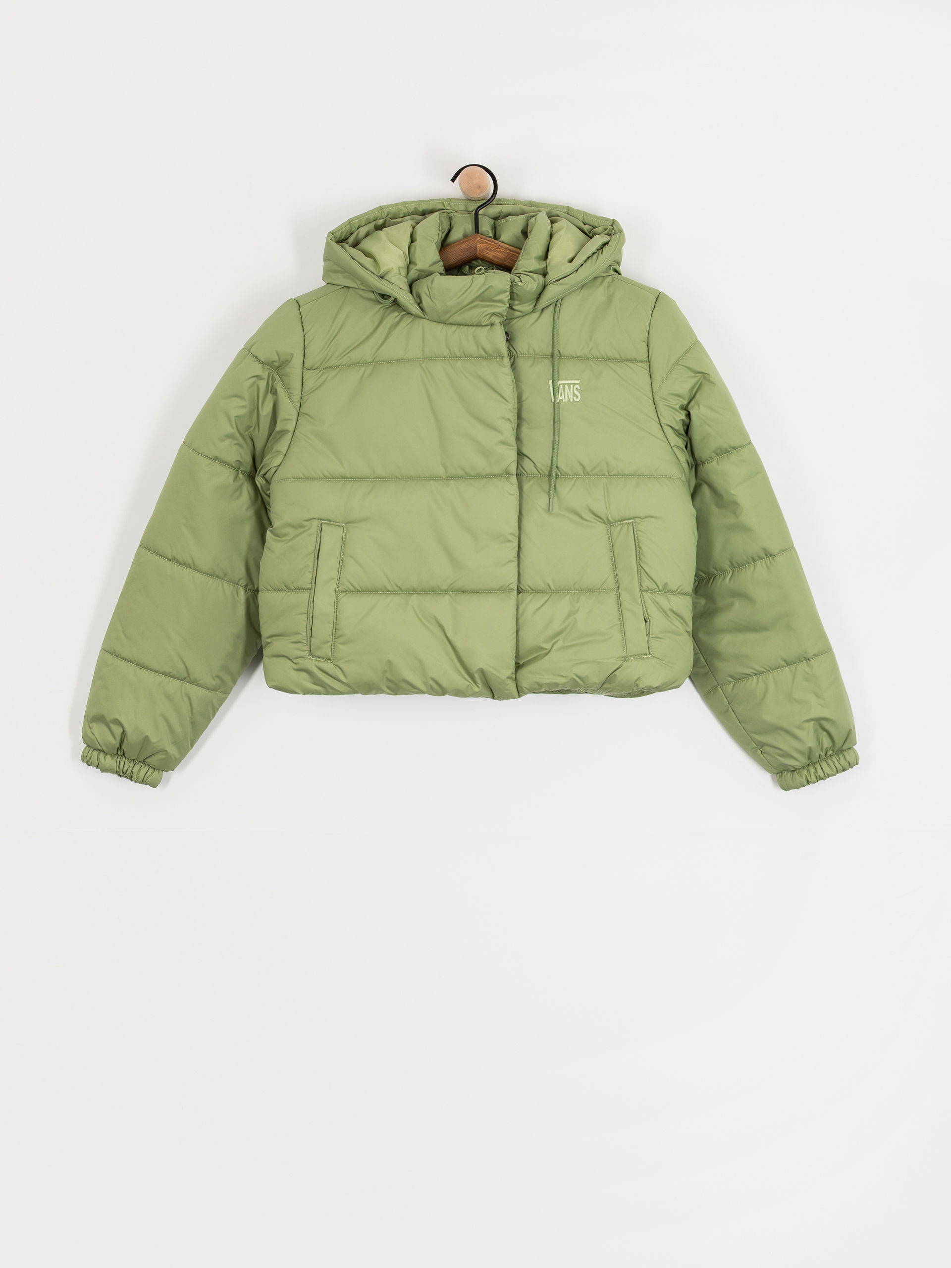 Vans Hillgate Cropped Puffer Wmn Jacket (neutral olive)