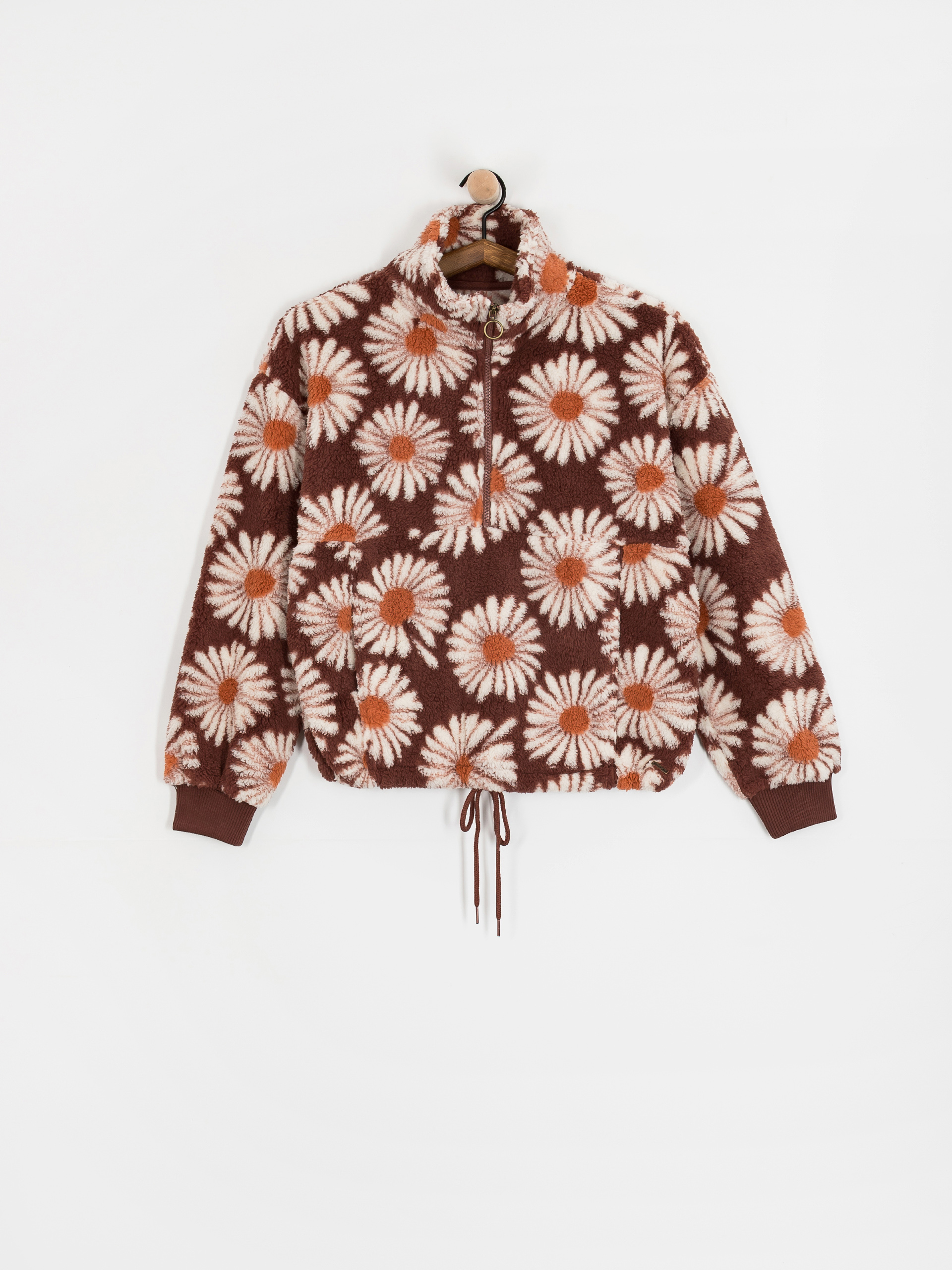 Damen Billabong Fleece Jacke Time Off (espresso)