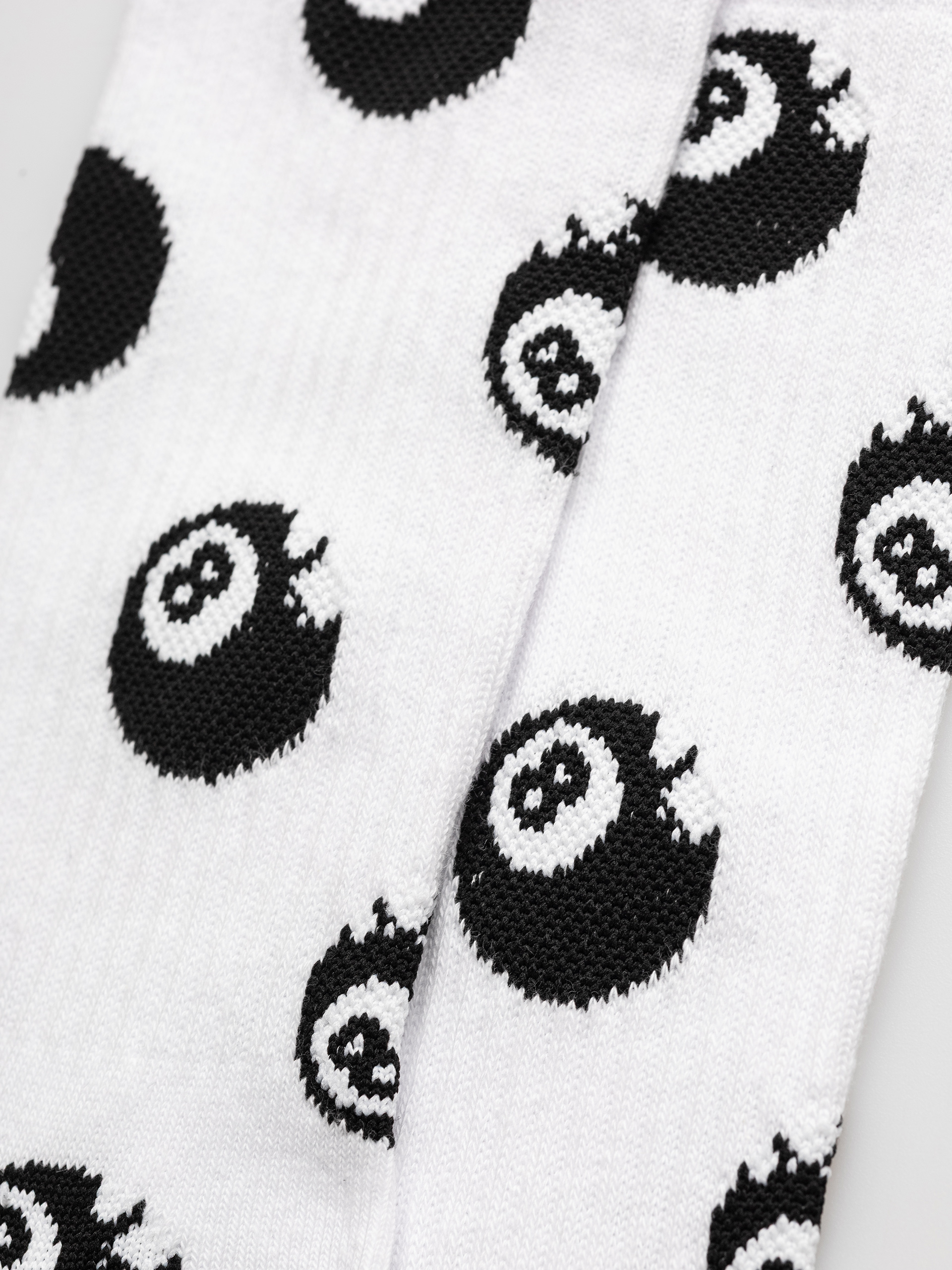 Santa Cruz Socks Winkowski Eight Ballr 2pk (white & black)