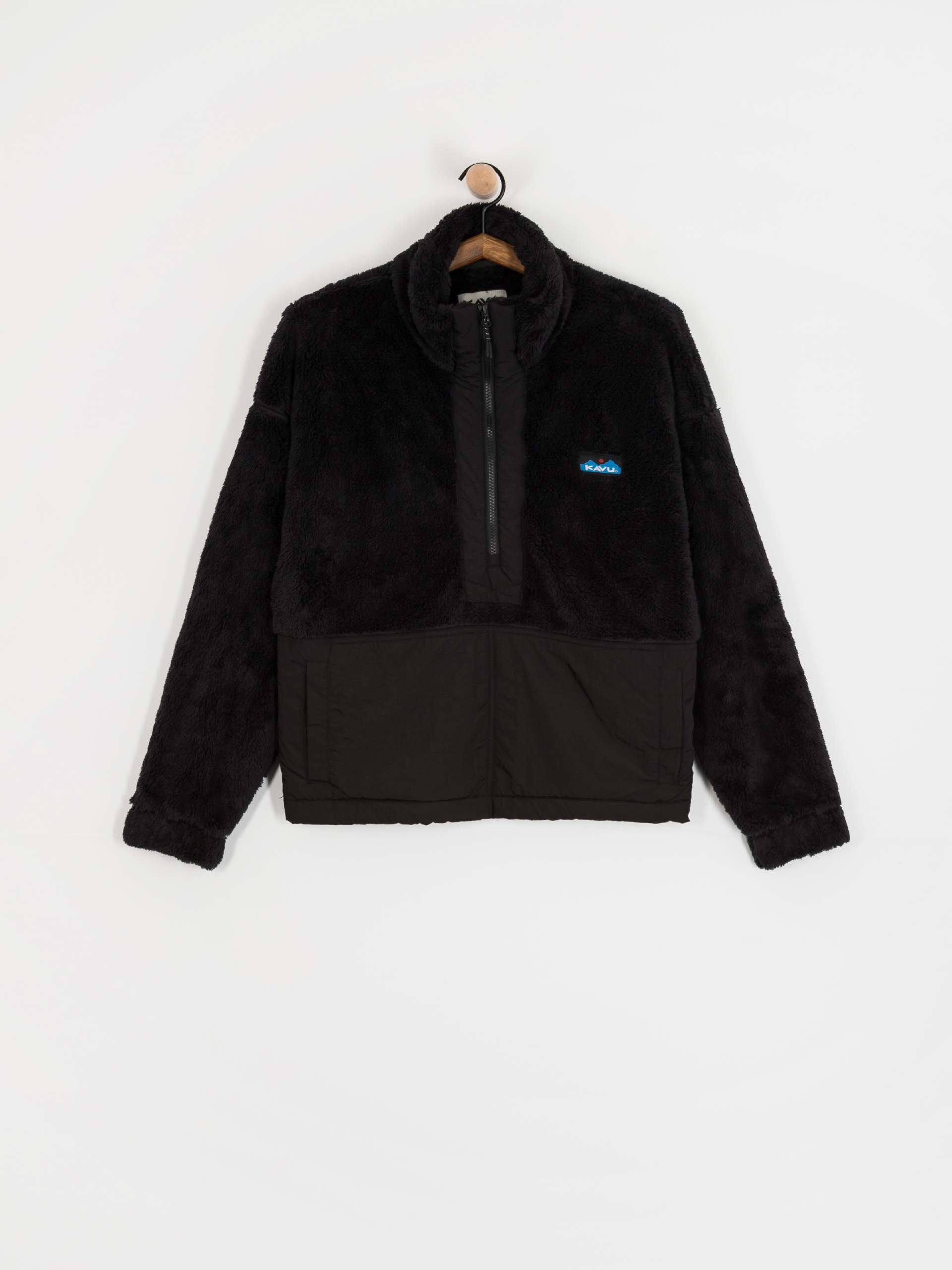 Damen Kavu Fleece Jacke Rockhaven (blackout)