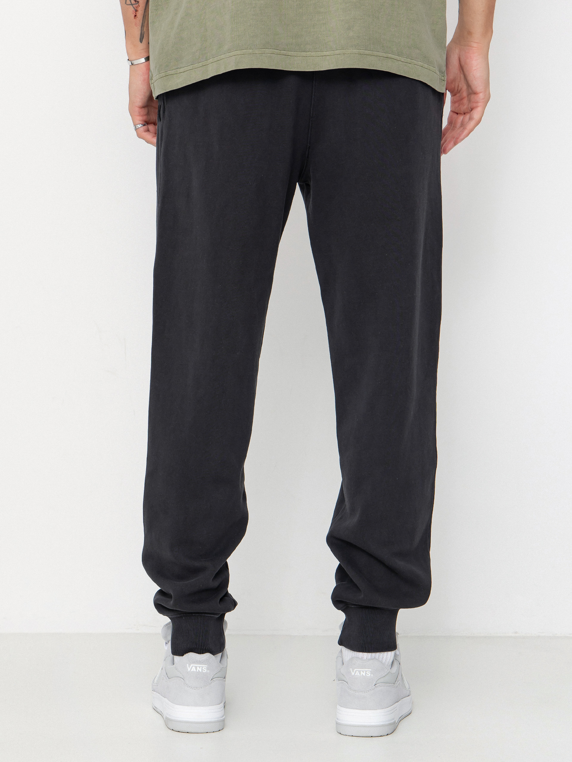 Fox Wordmark Fleece Jogger Pants (black)