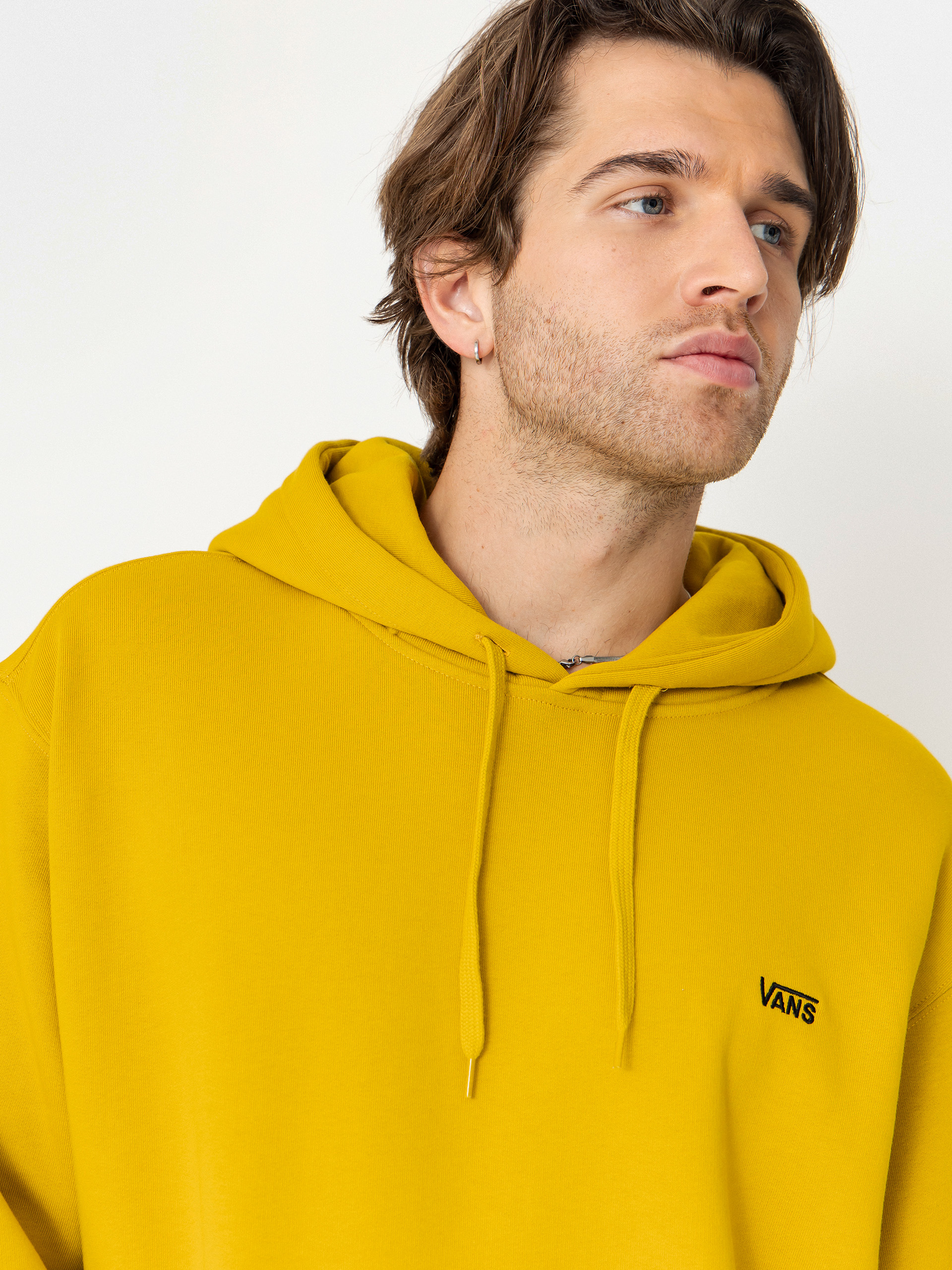 Vans Left Chest II Loose HD Hoodie (heritage mustard)