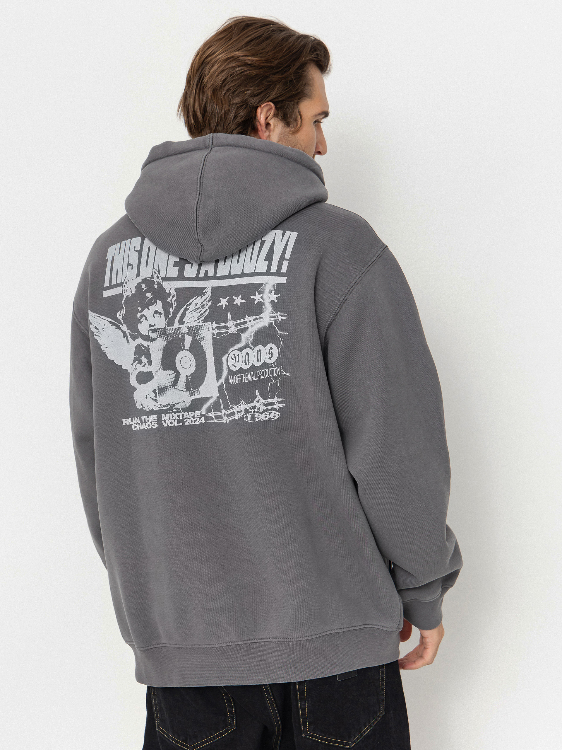 Vans Earthbound Loose HD Hoodie (mountain essentials asphalt)