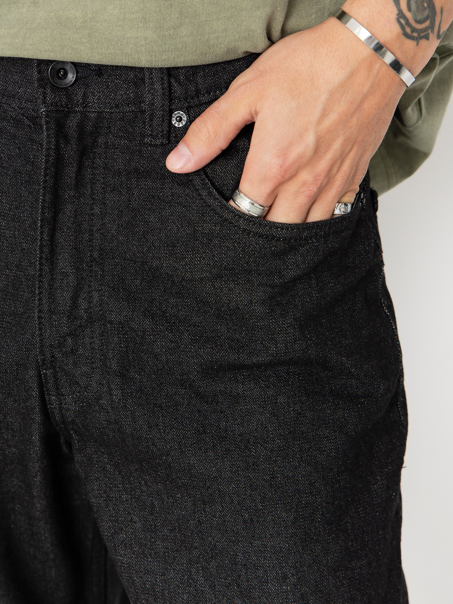 Vans Check 5 Loose Denim Hose (black rinse)