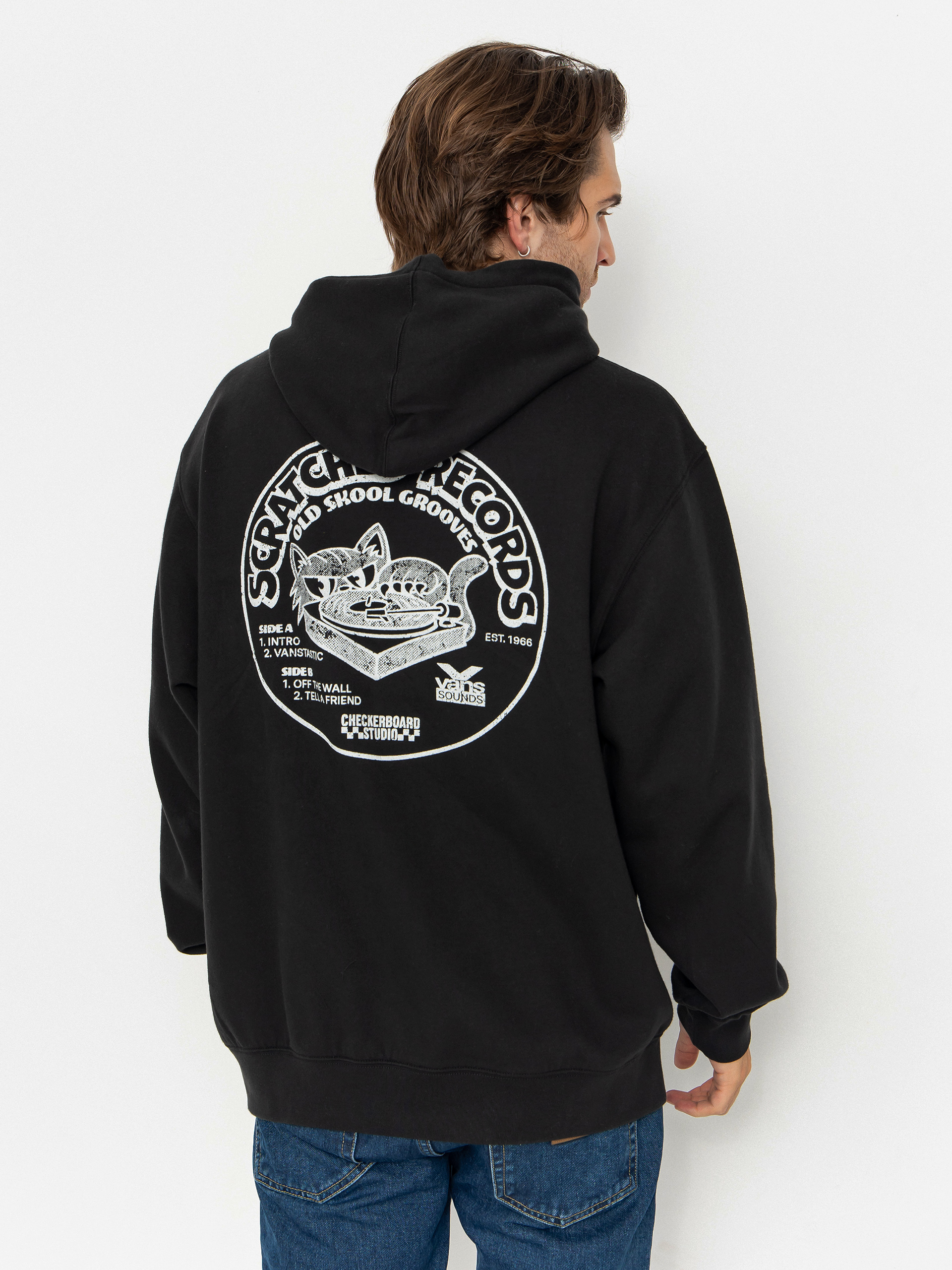 Vans Scratched Records HD Hoodie (black)