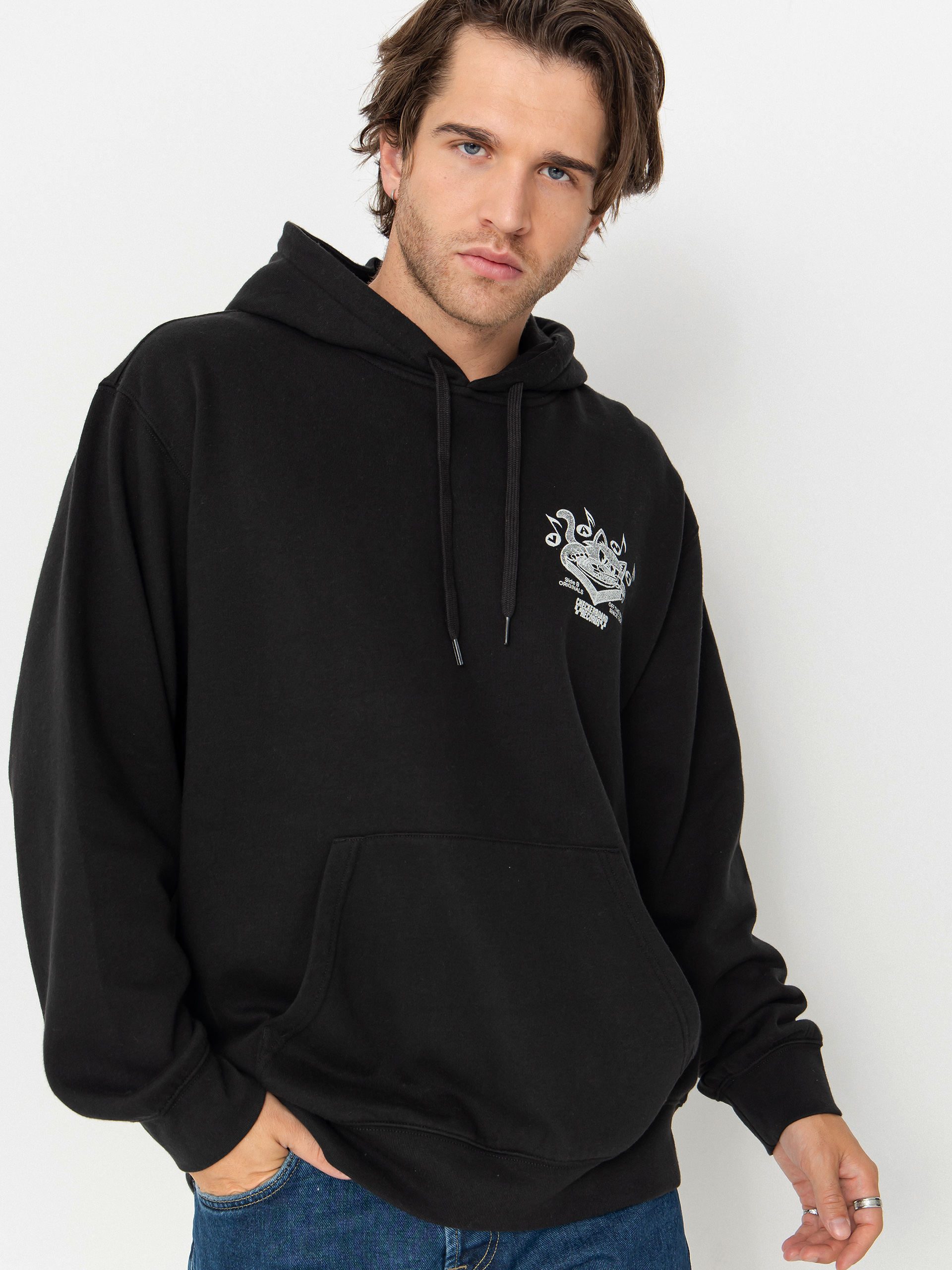 Vans Scratched Records HD Hoodie (black)