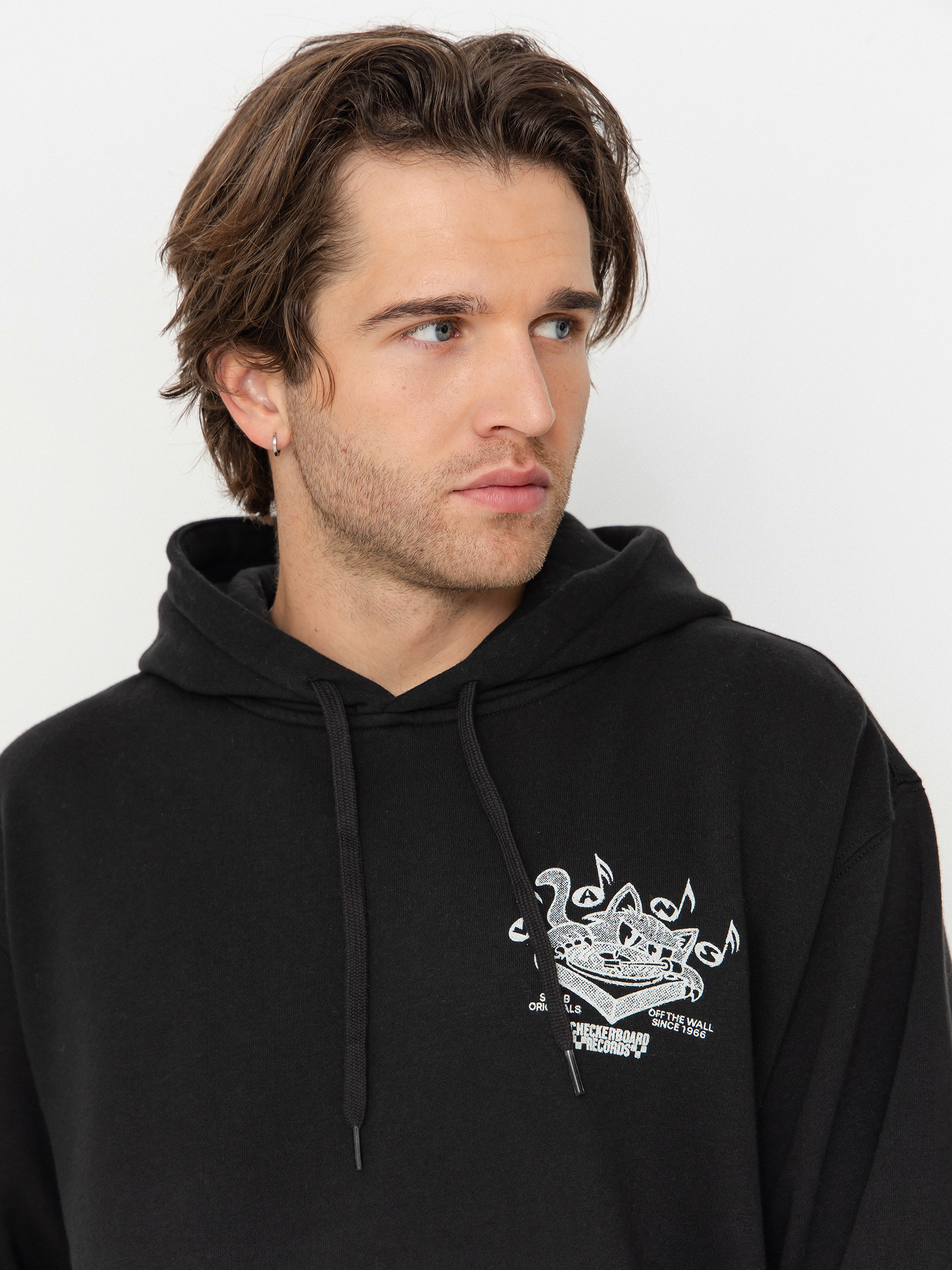 Vans Scratched Records HD Hoodie (black)