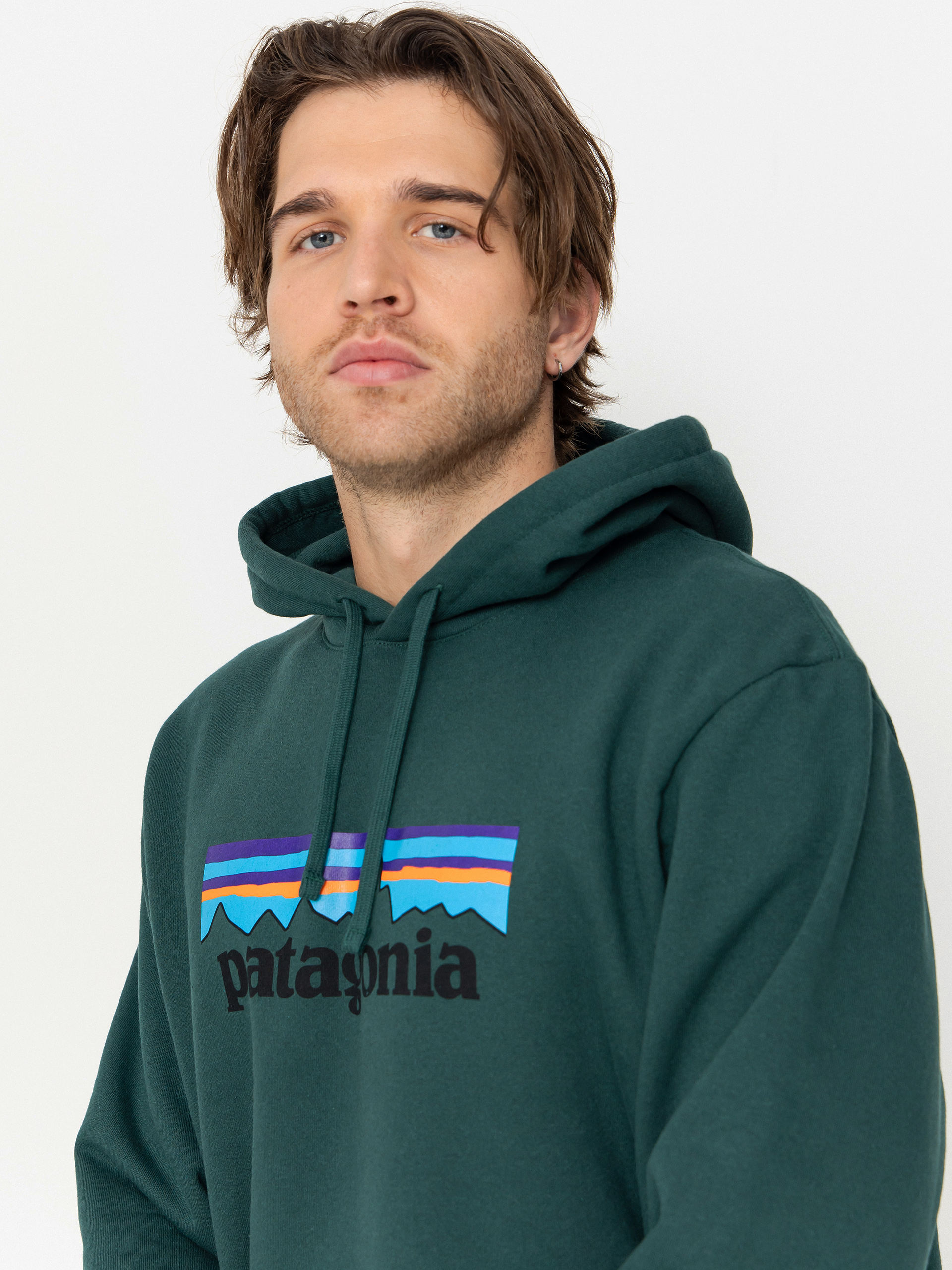 Patagonia P 6 Logo Uprisal HD Hoodie (cascade green)