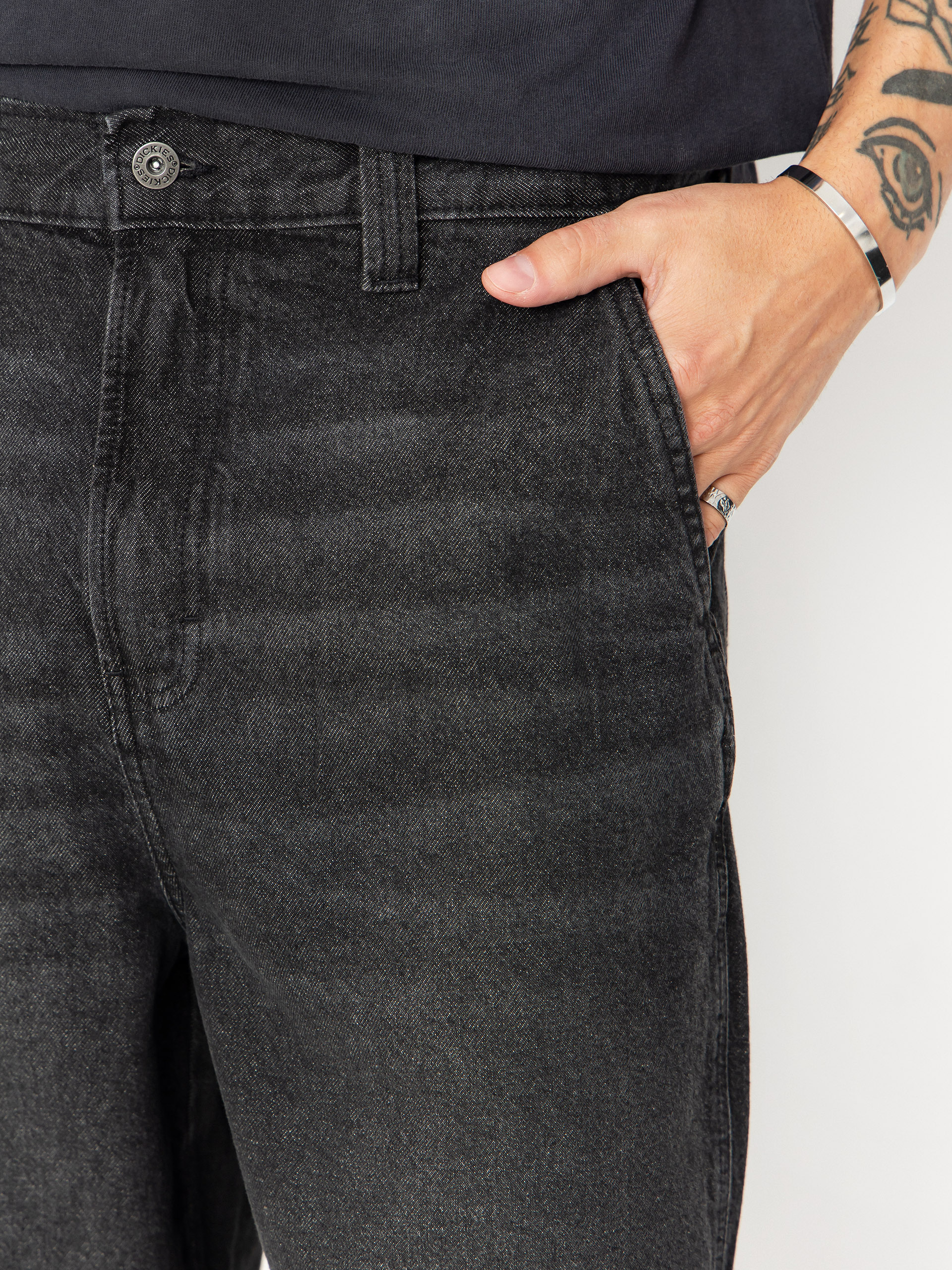 Dickies Madison Baggy Pants (black wash faded)