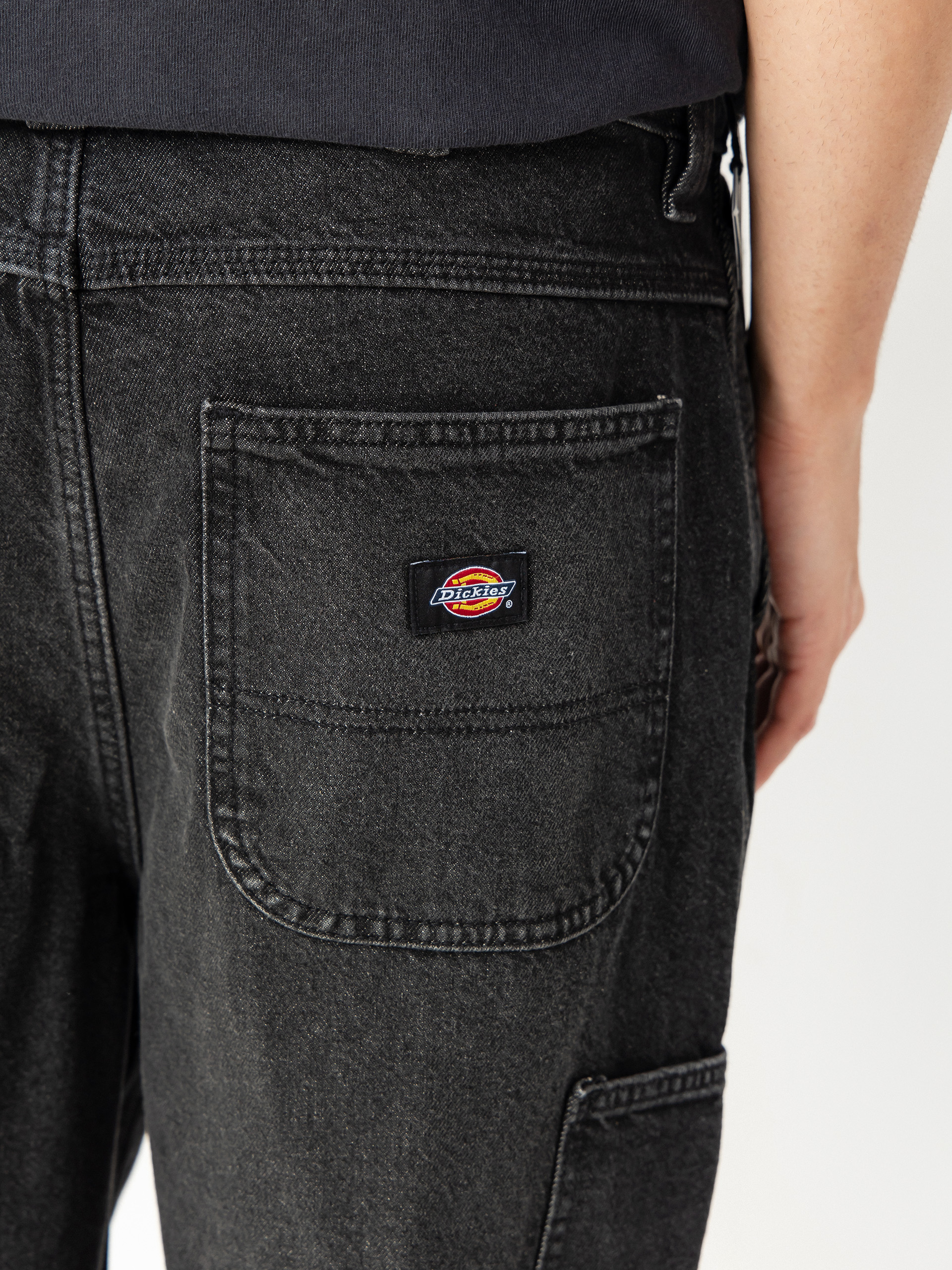 Dickies Madison Baggy Pants (black wash faded)