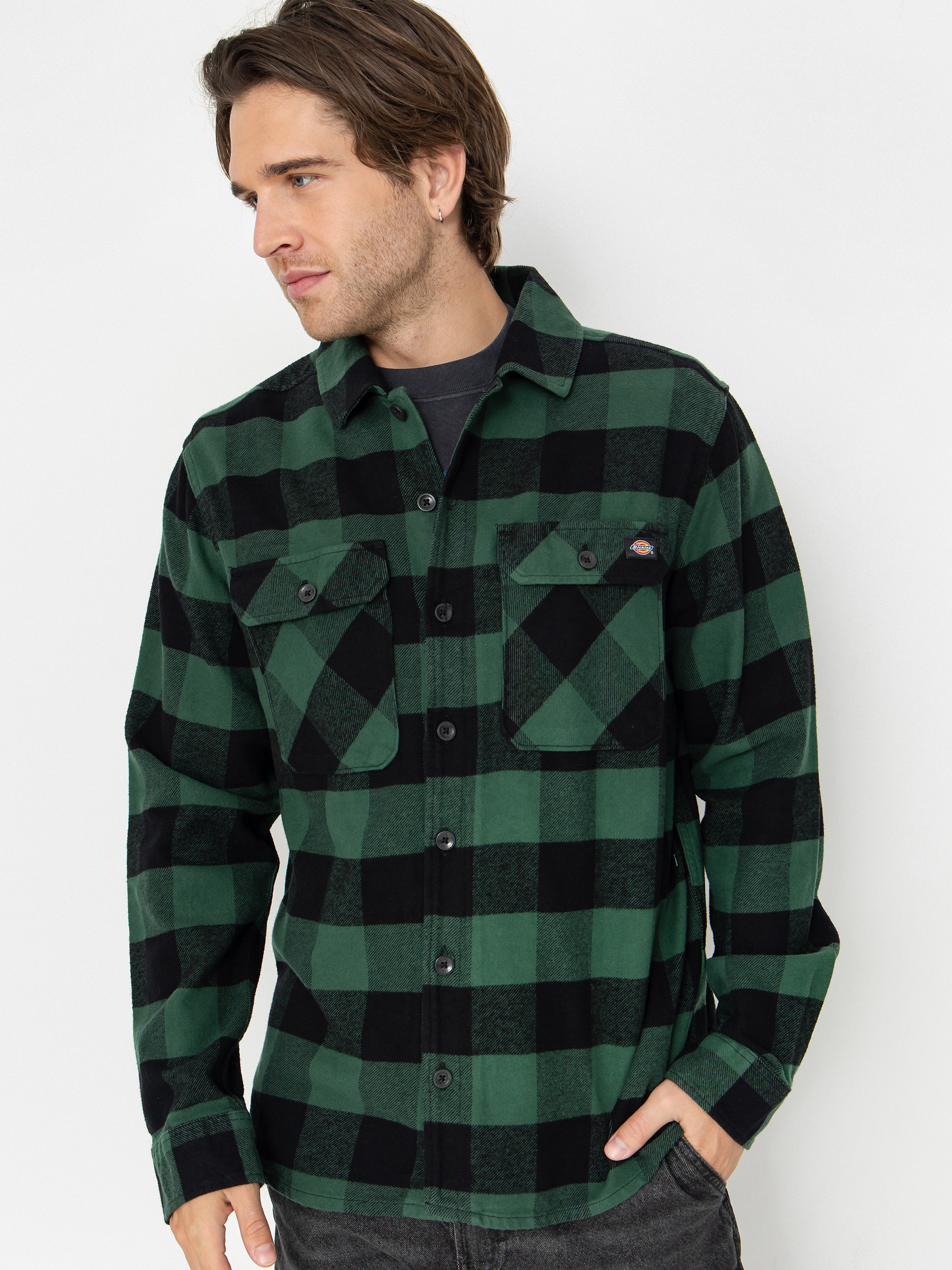 SALE新品LONG PINE ☆シレナイロンチェック切り替えジャケット☆XL 