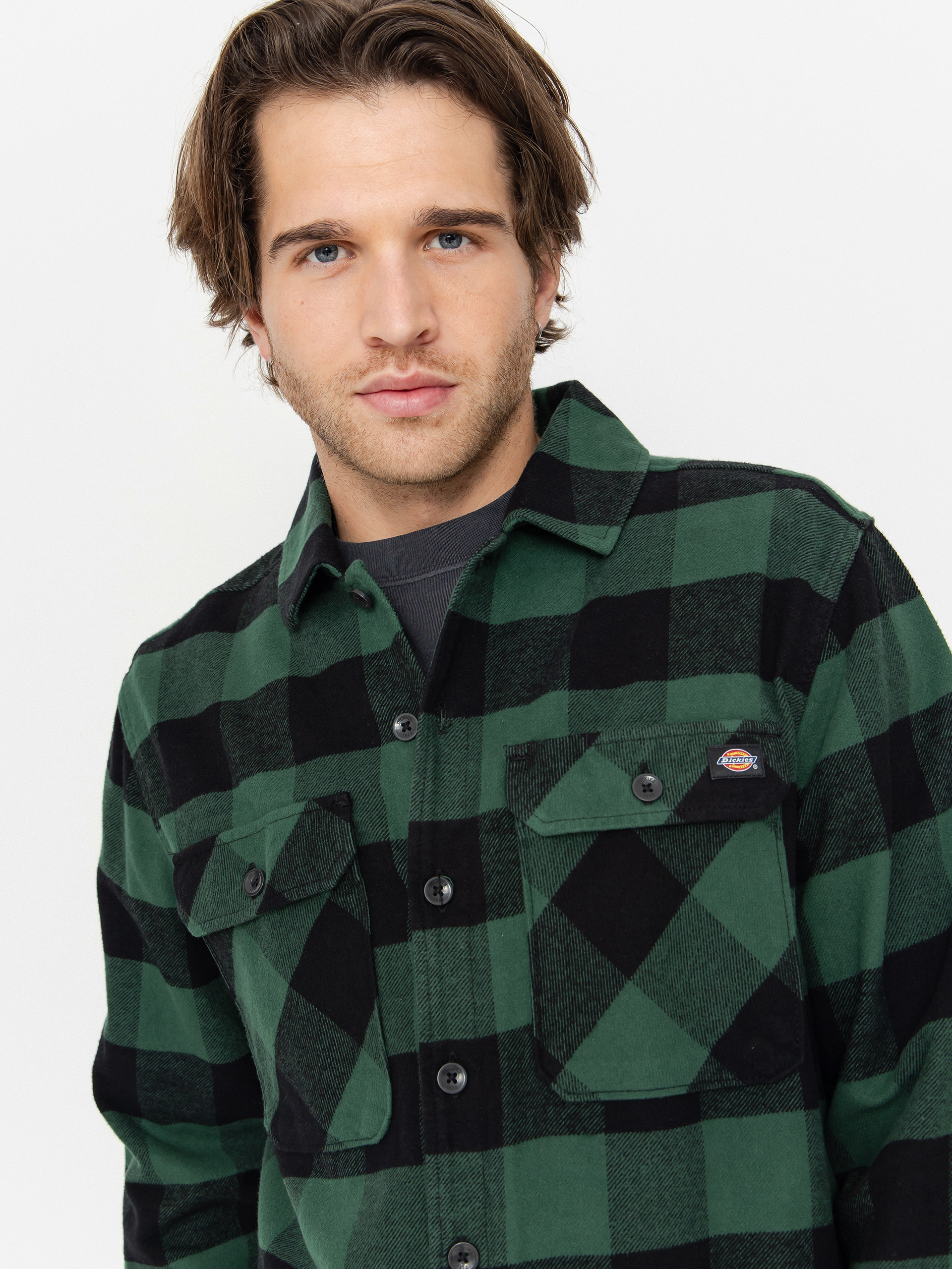 Dickies New Sacramento Hemd (pine needle green)