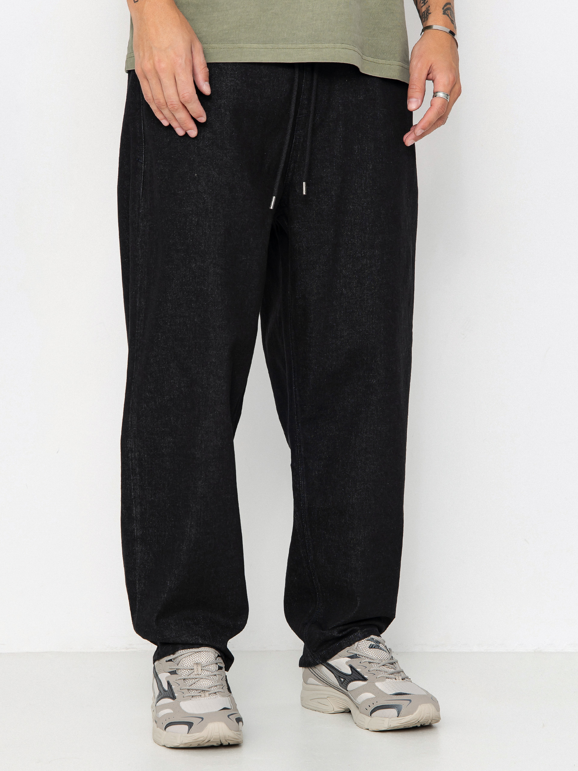 Volcom Freazy Loose Ew Denim Hose (black wash)