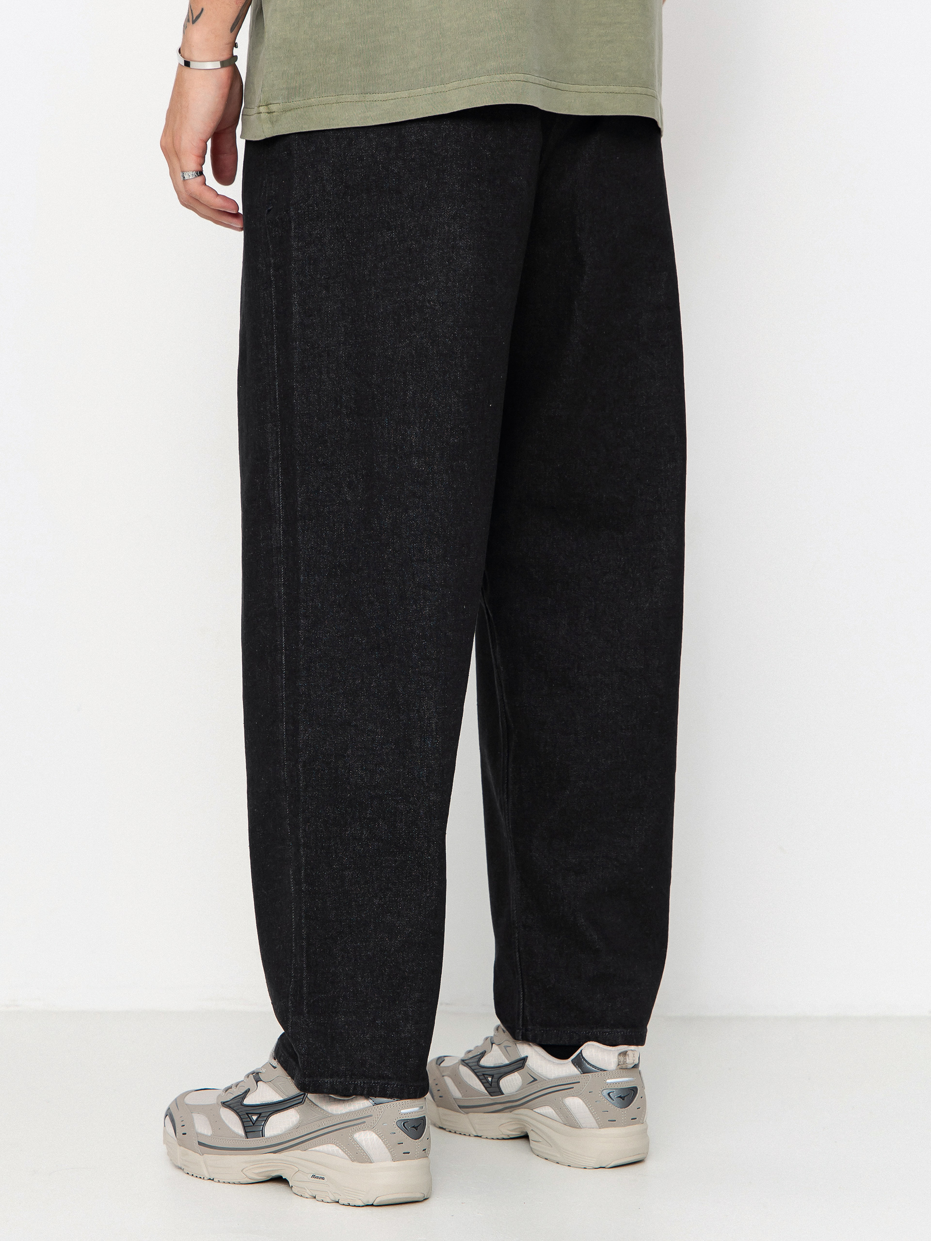 Volcom Freazy Loose Ew Denim Hose (black wash)