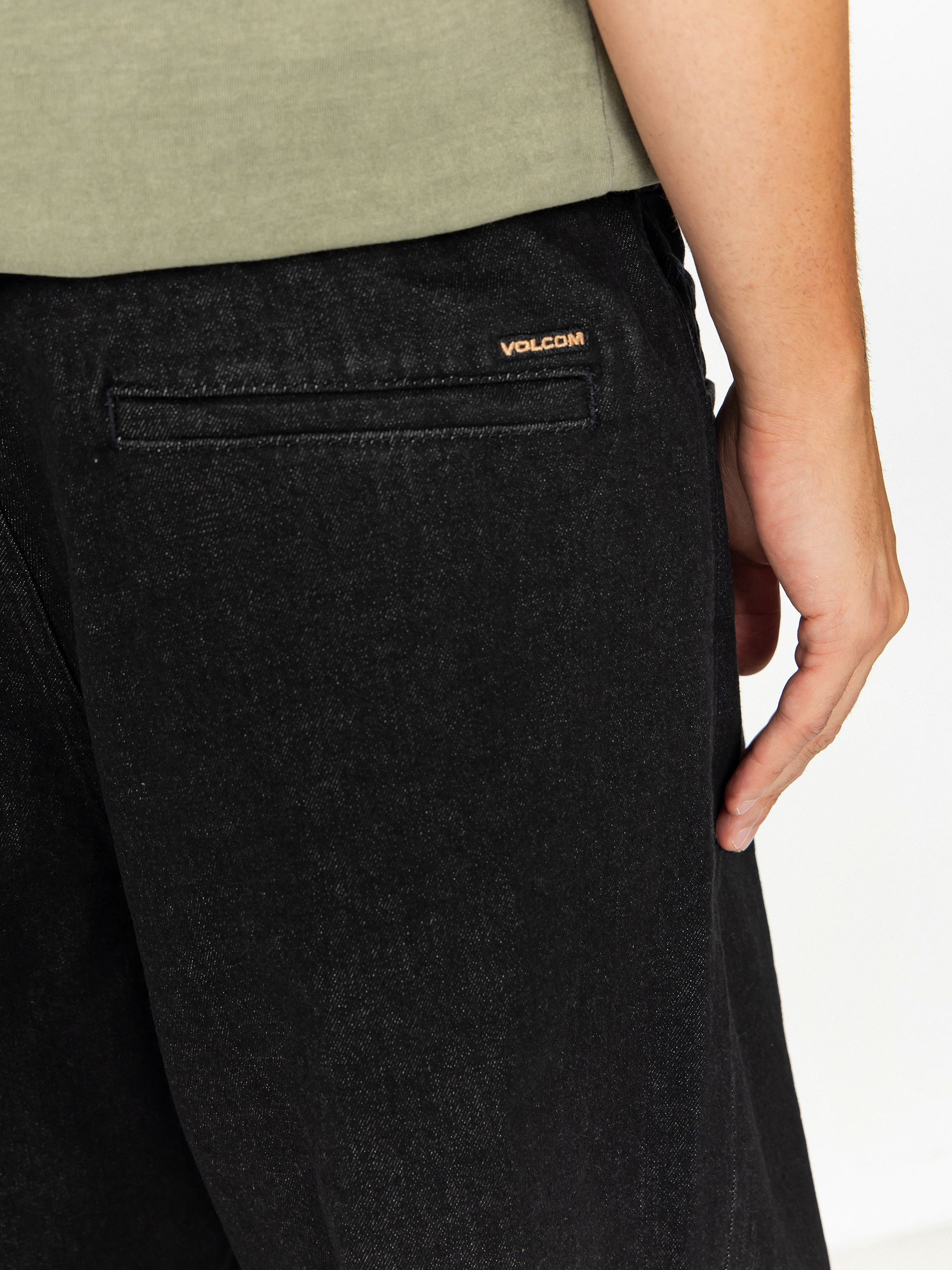 Volcom Freazy Loose Ew Denim Pants (black wash)