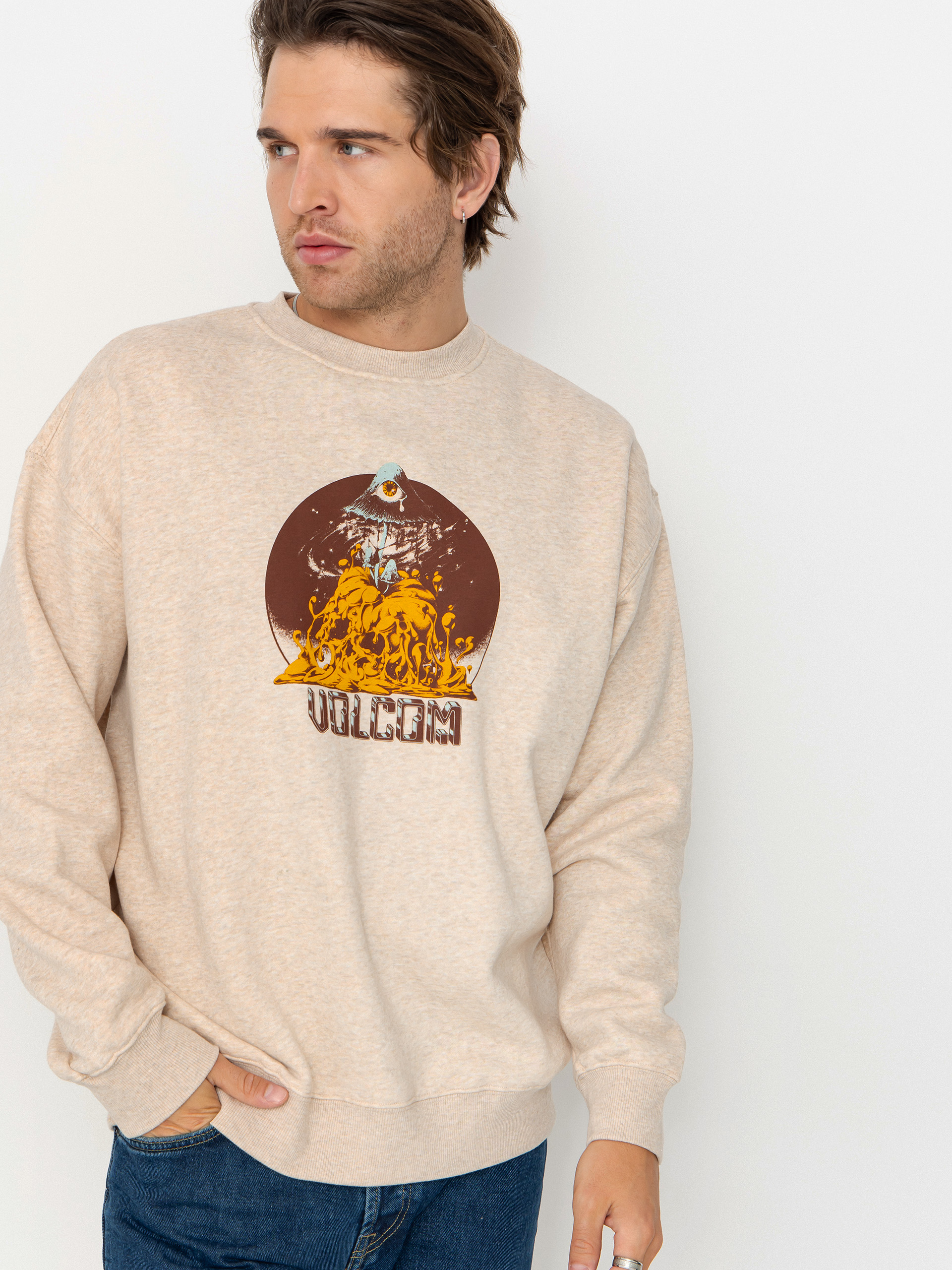 Volcom Fa Callum Rooney Crew Sweatshirt (dust heather)