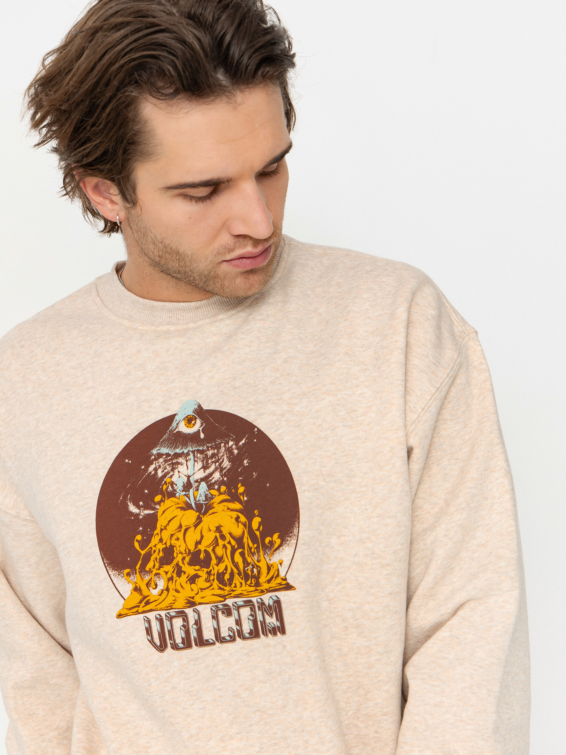 Volcom Fa Callum Rooney Crew Sweatshirt (dust heather)