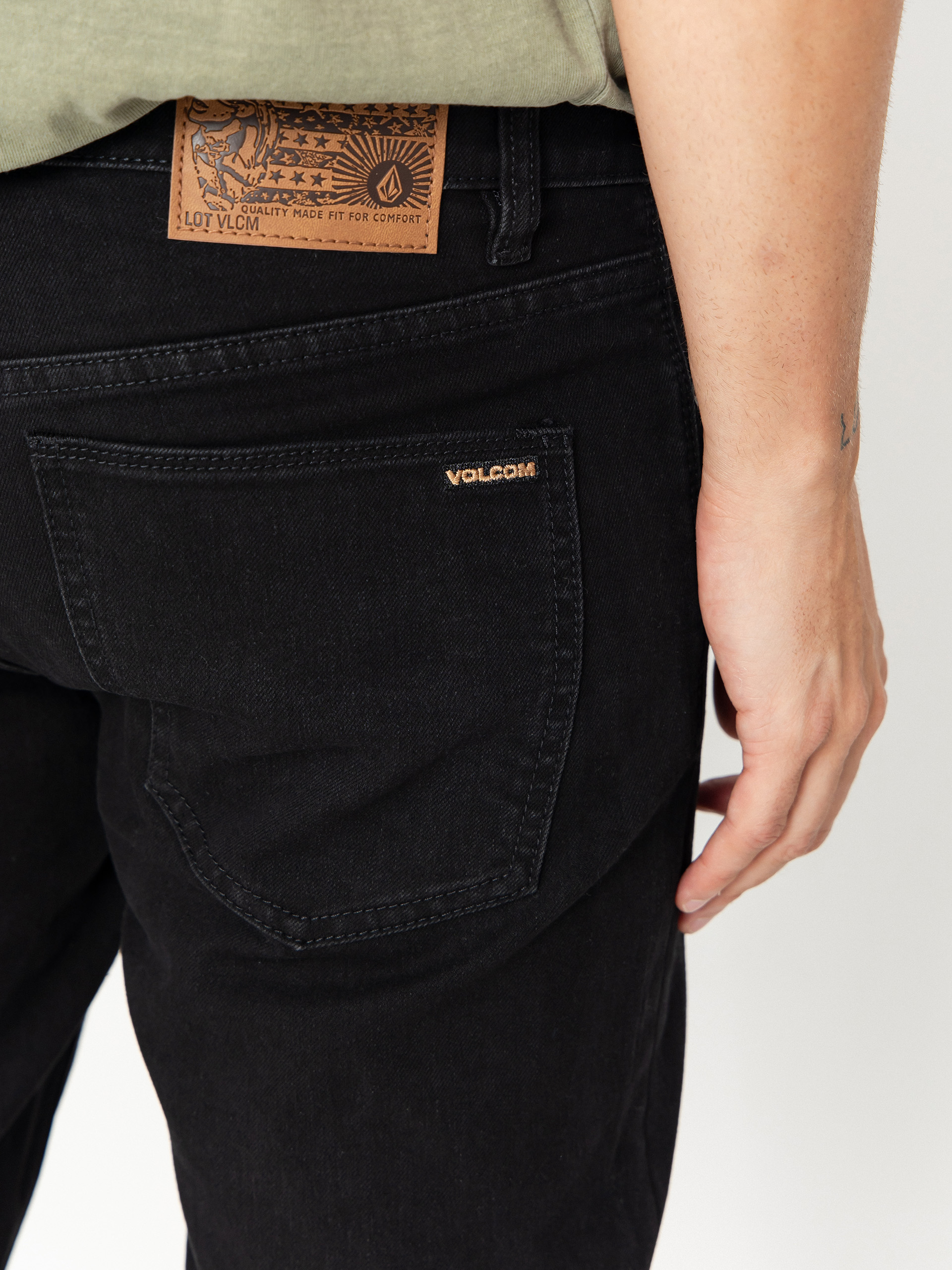 Volcom Vorta Denim Hose (black out)