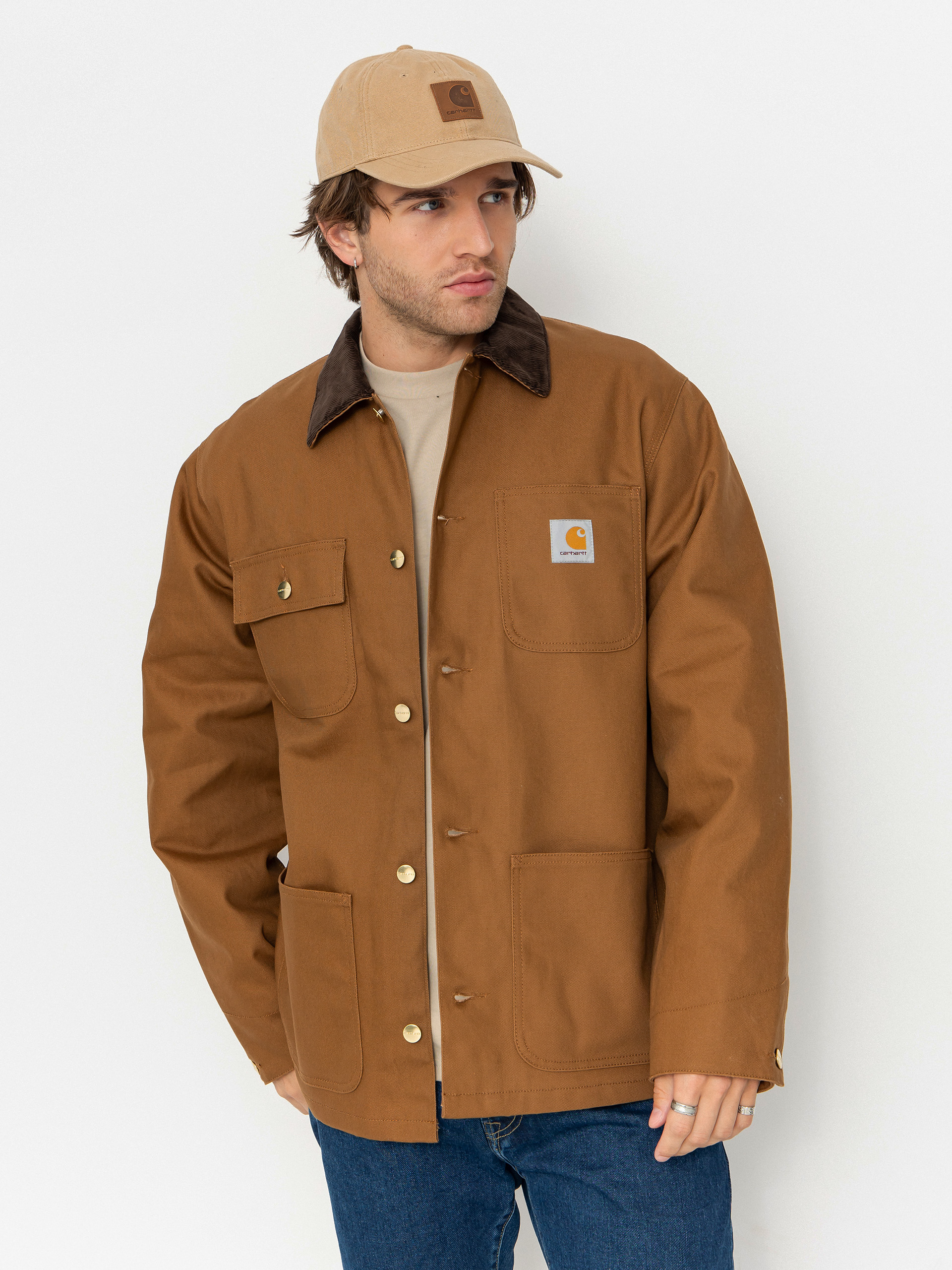 Carhartt WIP Michigan Coat Jacket (hamilton brown/tobacco/rigid)