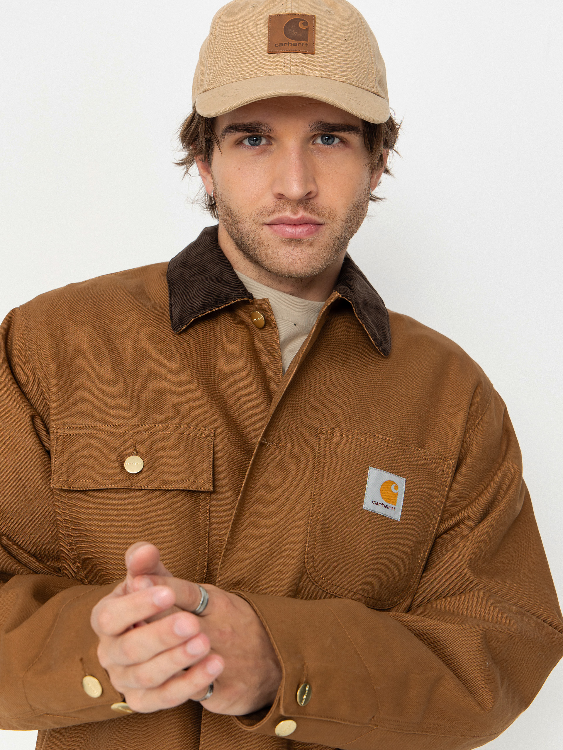 Carhartt WIP Michigan Coat Jacket - brown (hamilton brown/tobacco