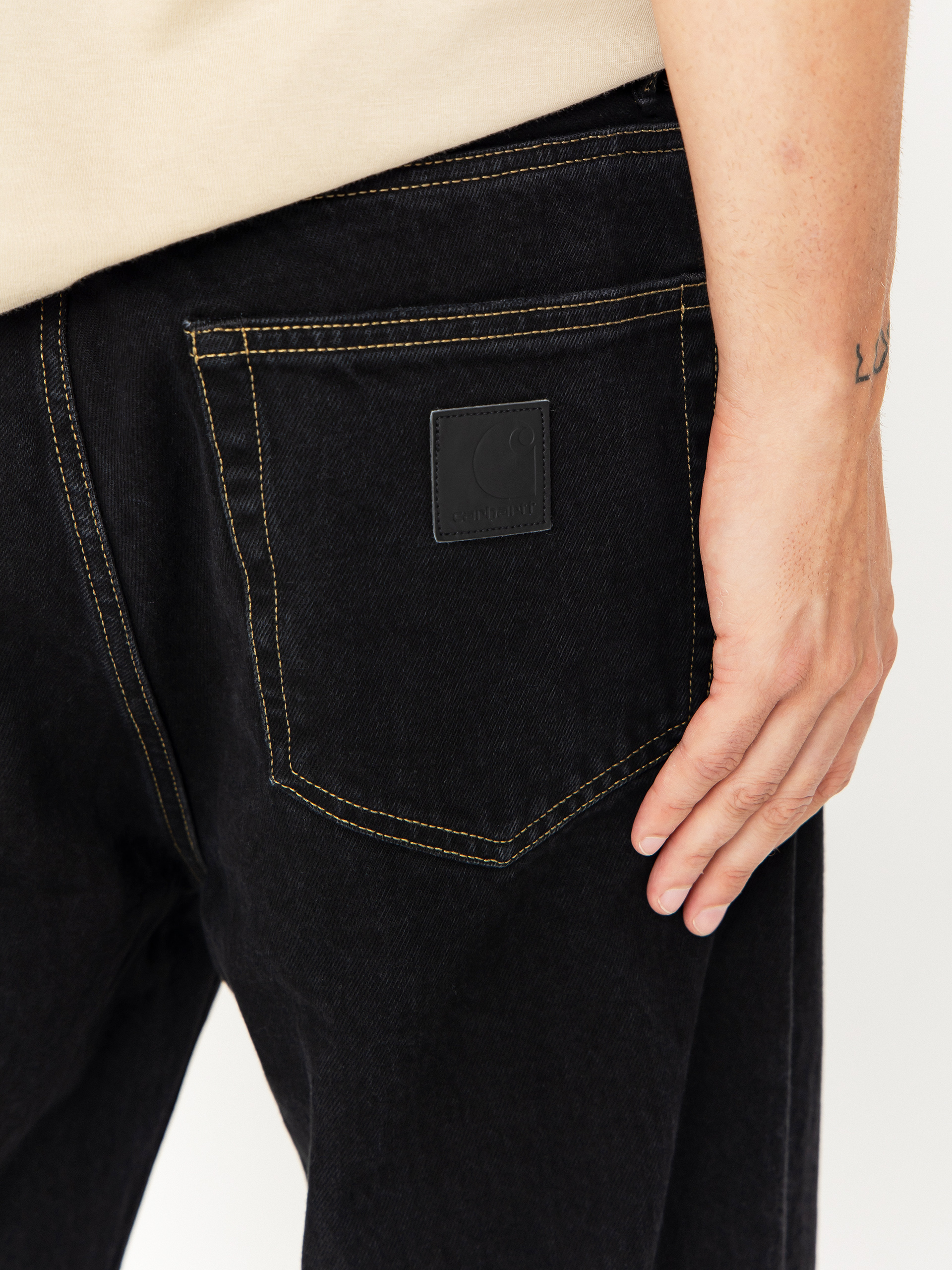 Carhartt WIP Aaron Hose (black/stone washed)