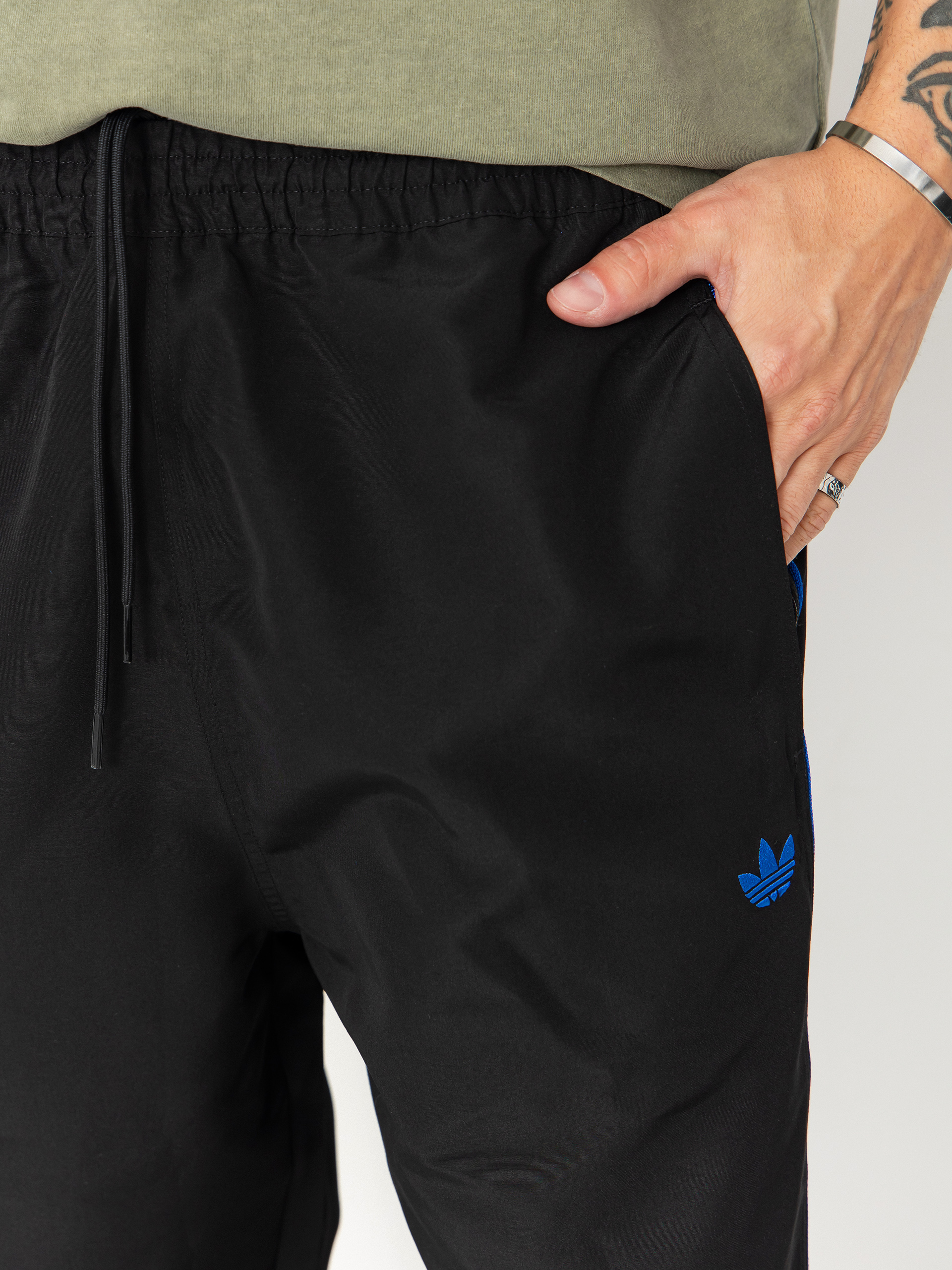 adidas Pre Gazelle Pants (black/white/royblu)
