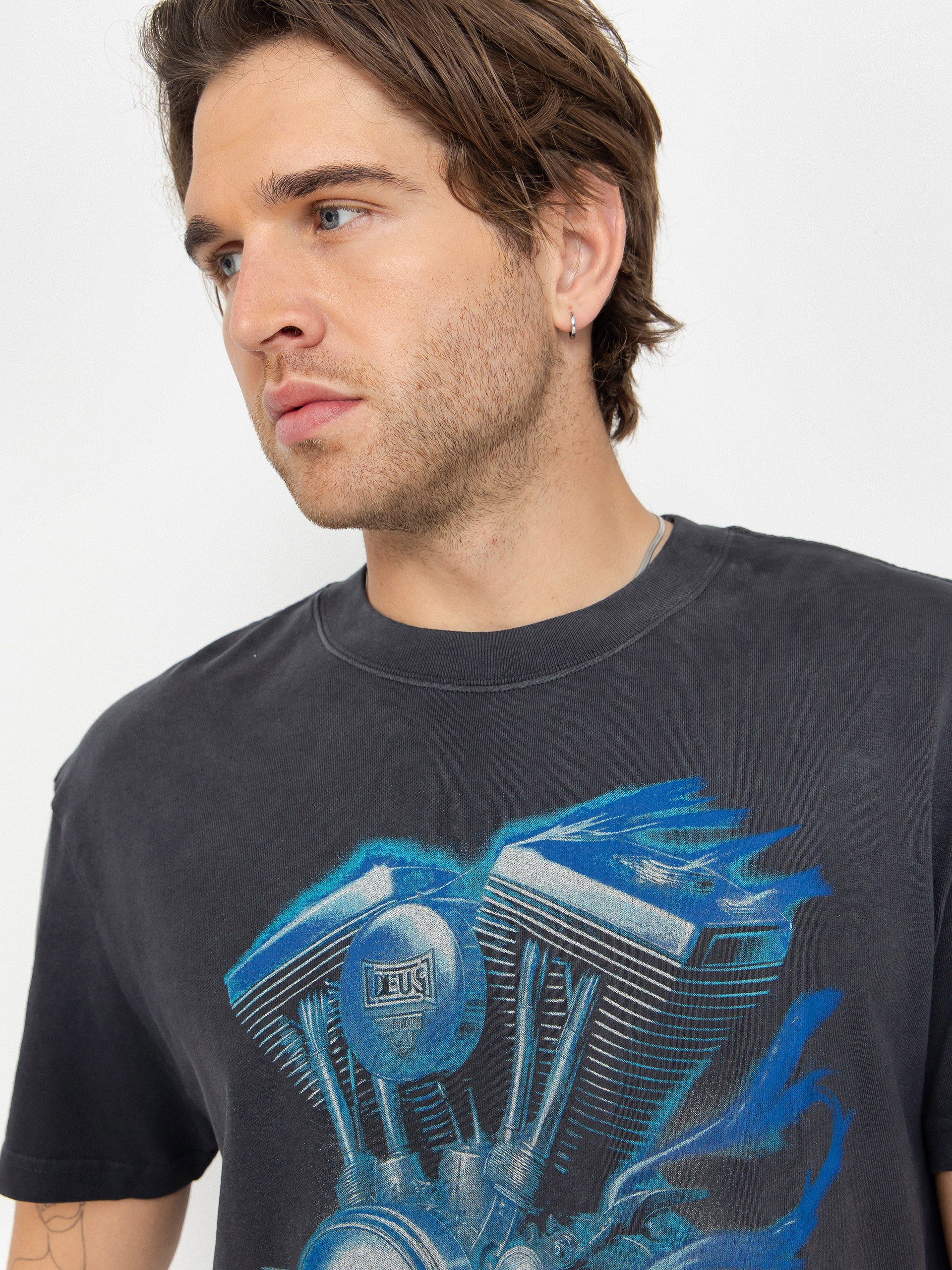 Deus Ex Machina T-Shirt Productive Hum (anthracite)