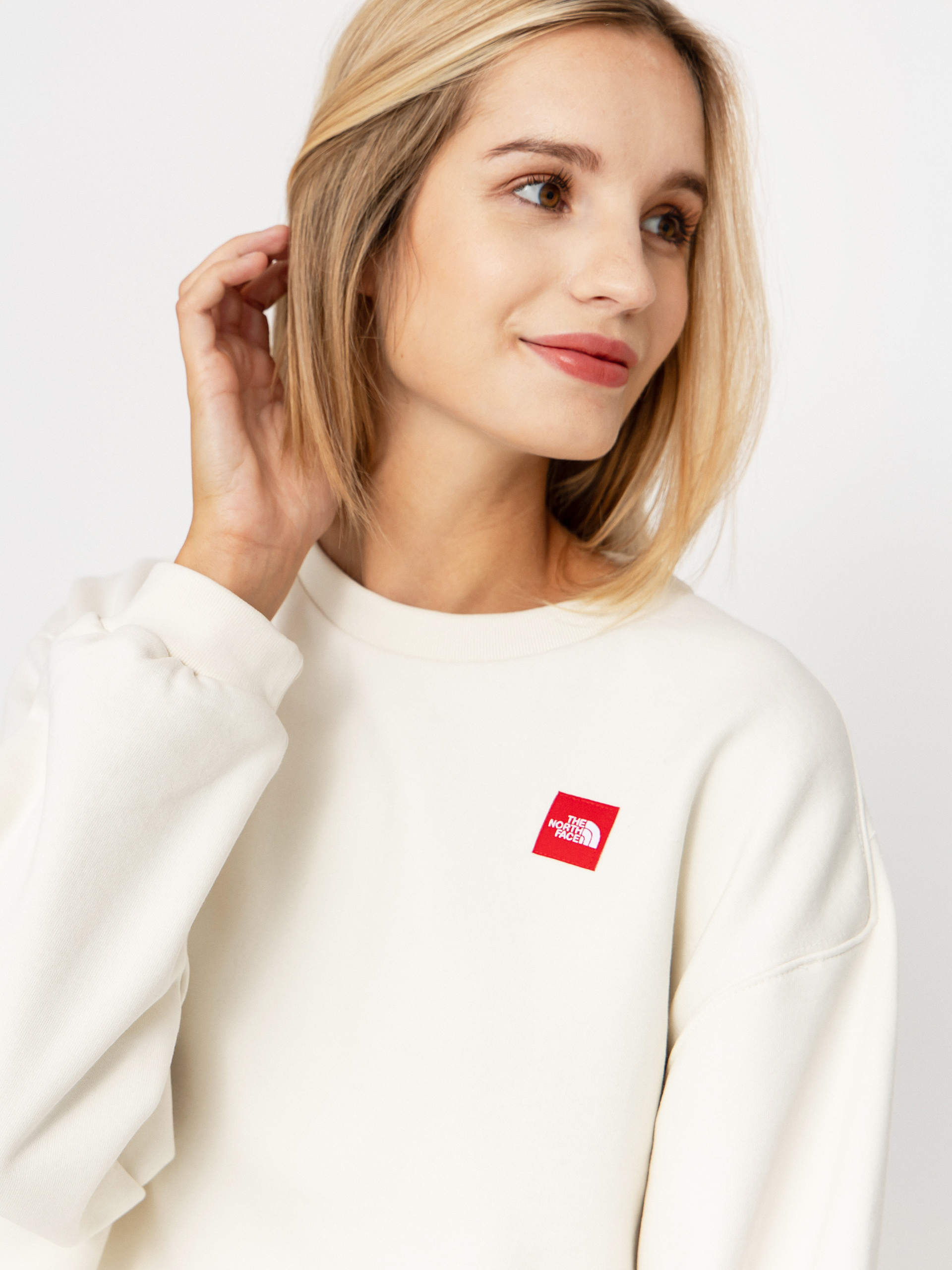 The North Face Red Box Sweatshirt (white dune)