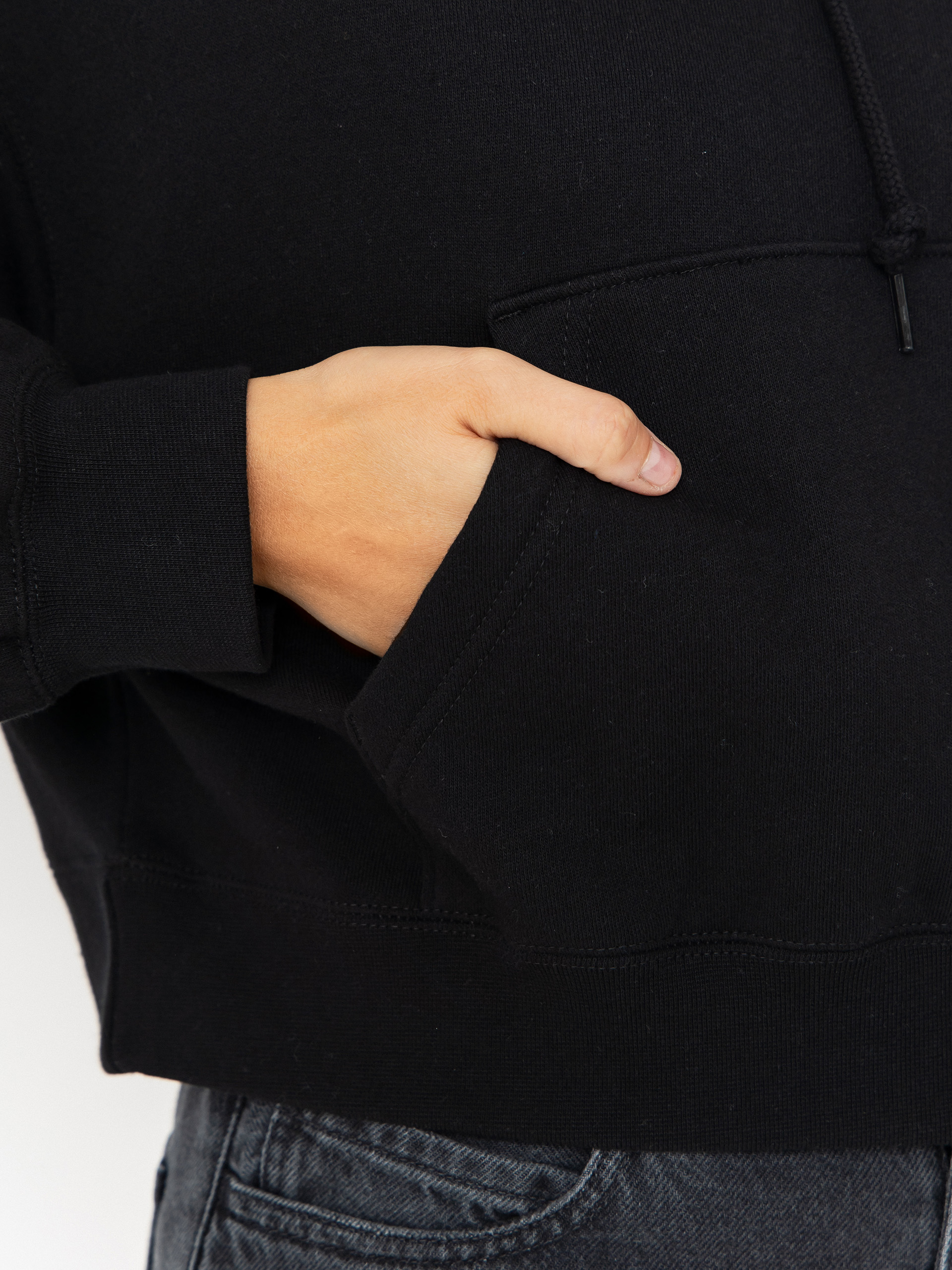 OBEY Cities Cropped HD Wmn Hoodie (black)