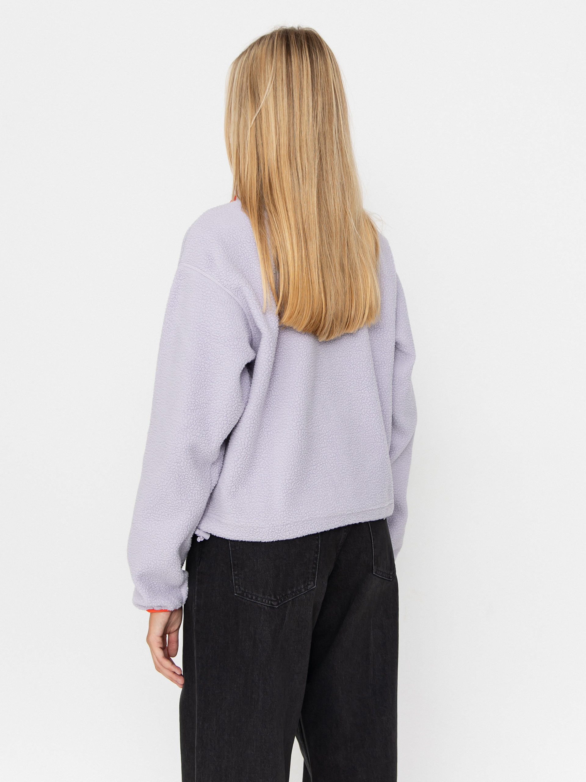 Damen Columbia Helvetia II Cropped Half Snap Fleece Jacke (lavender pearl/shale purple/zing)