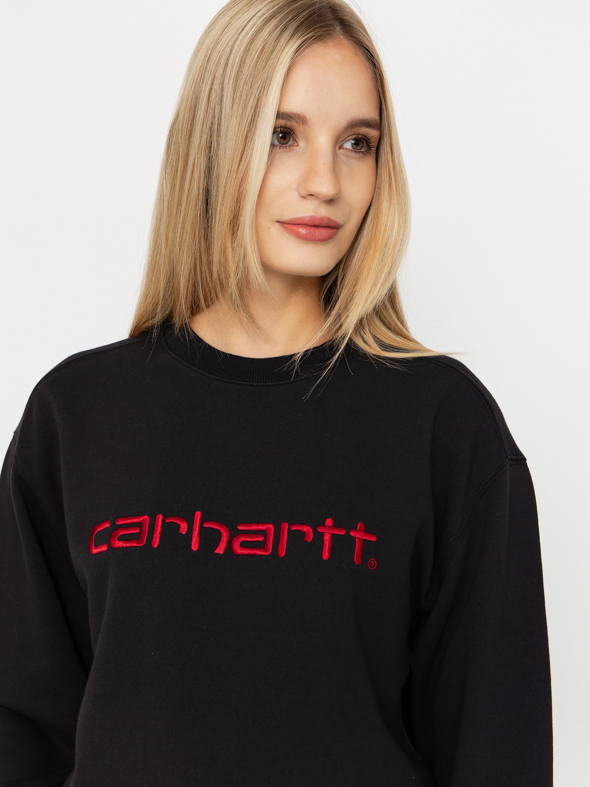 Carhartt WIP Carhartt Wmn Sweatshirt (black/scarlet)