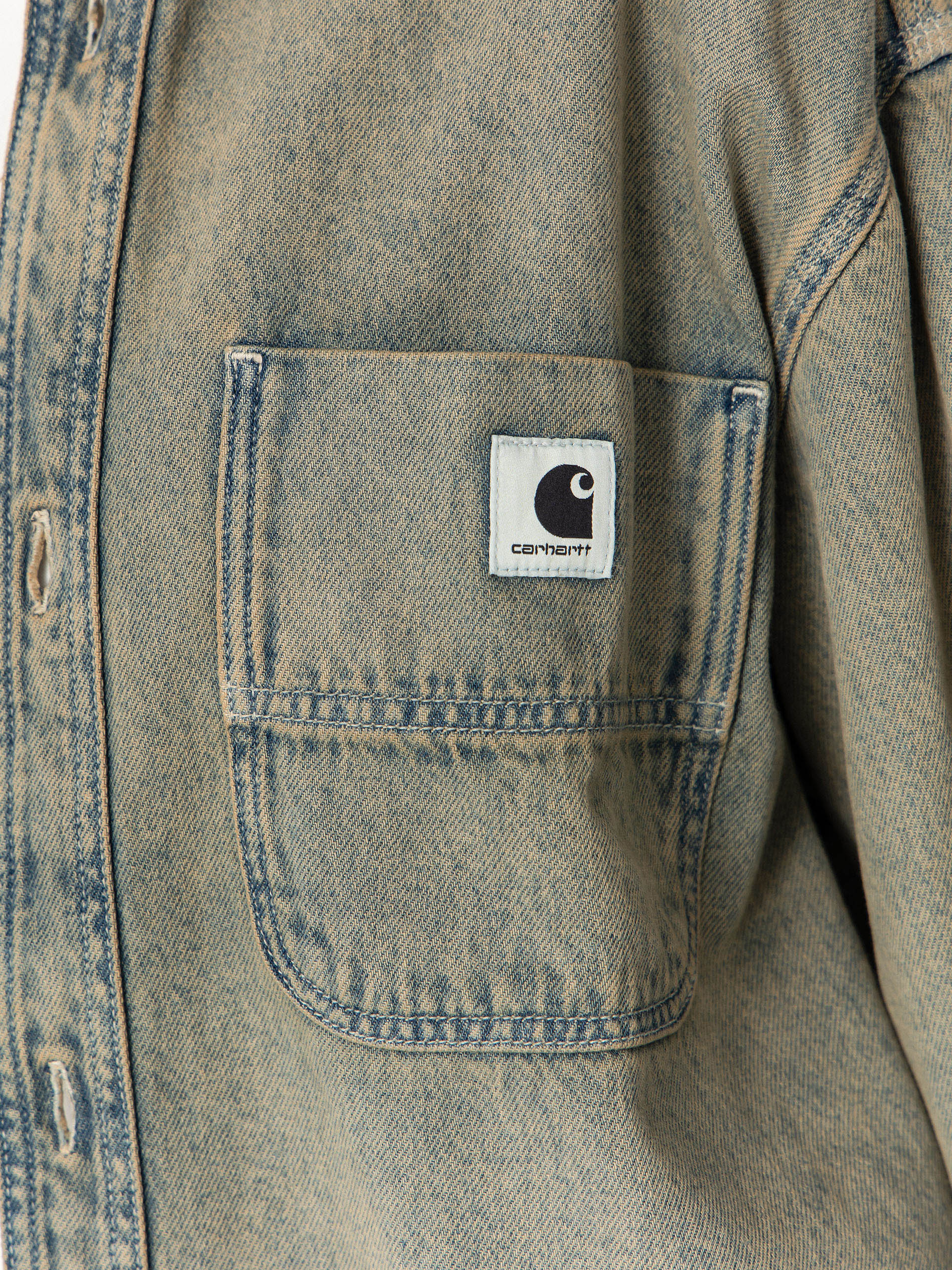 Carhartt WIP Georgia Wmn Jacke (blue/leather/garment dyed)