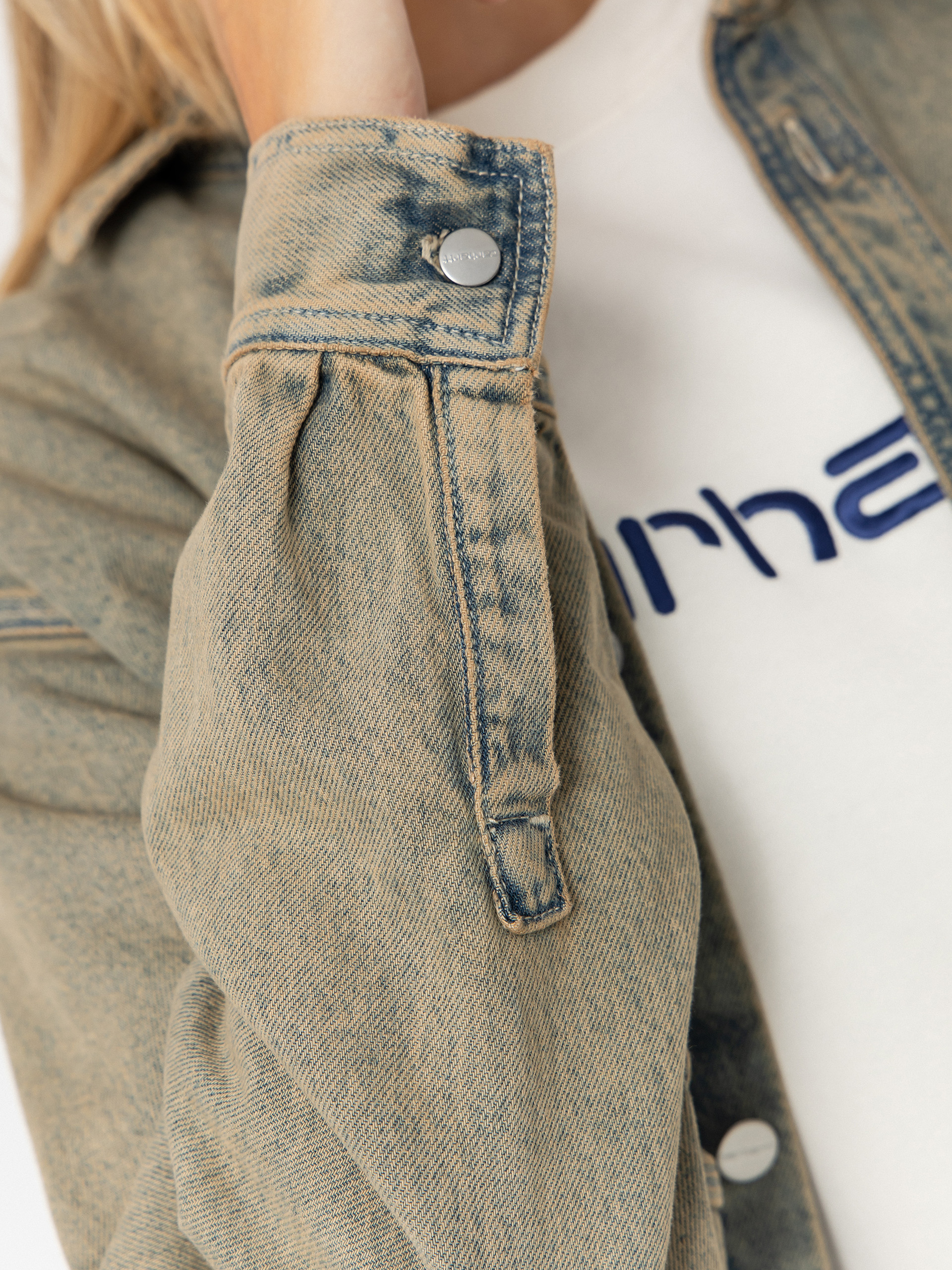 Carhartt WIP Georgia Wmn Jacket (blue/leather/garment dyed)