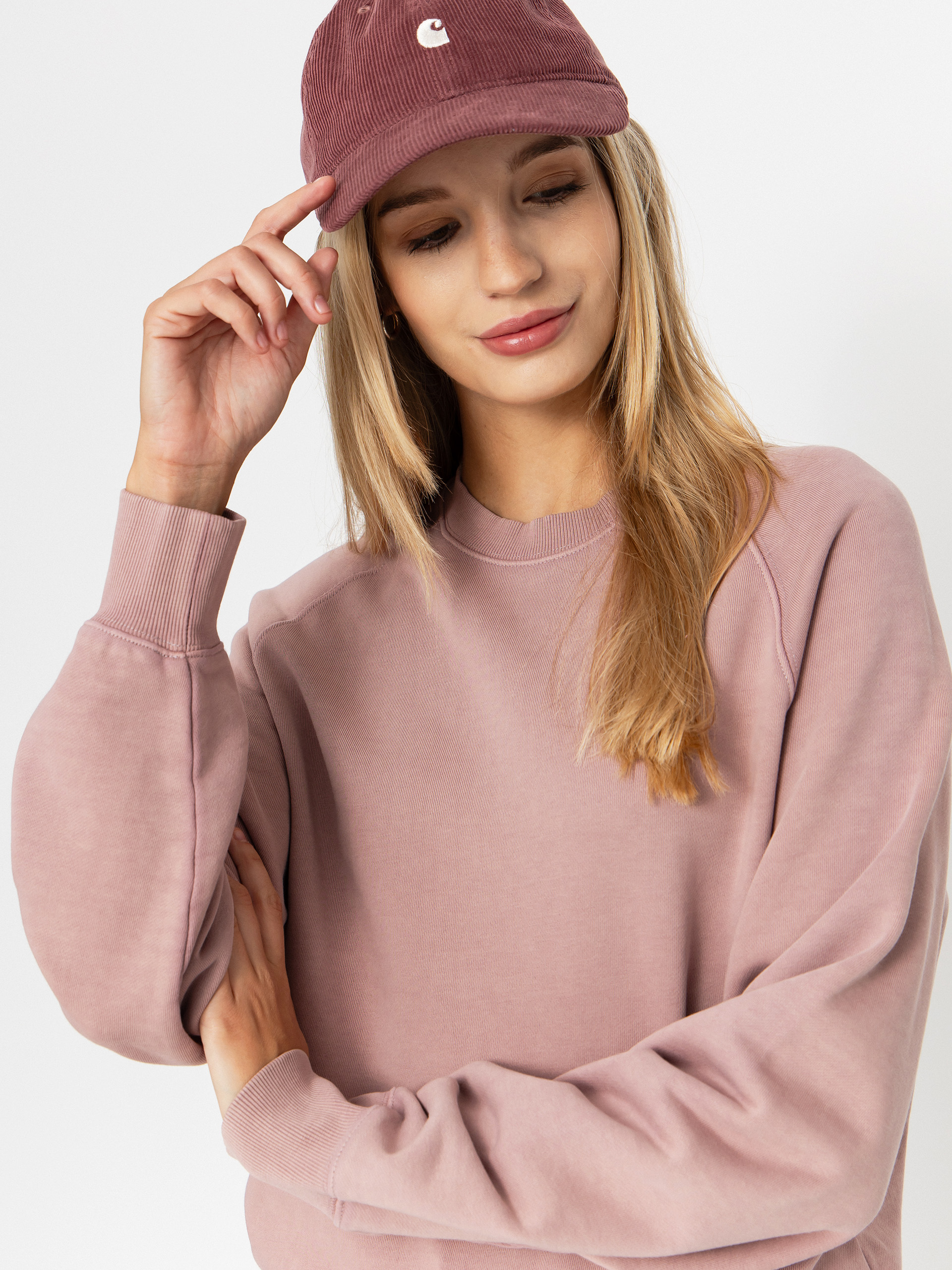 Carhartt WIP Hudson Wmn Sweatshirt (daphne/chalk wash)
