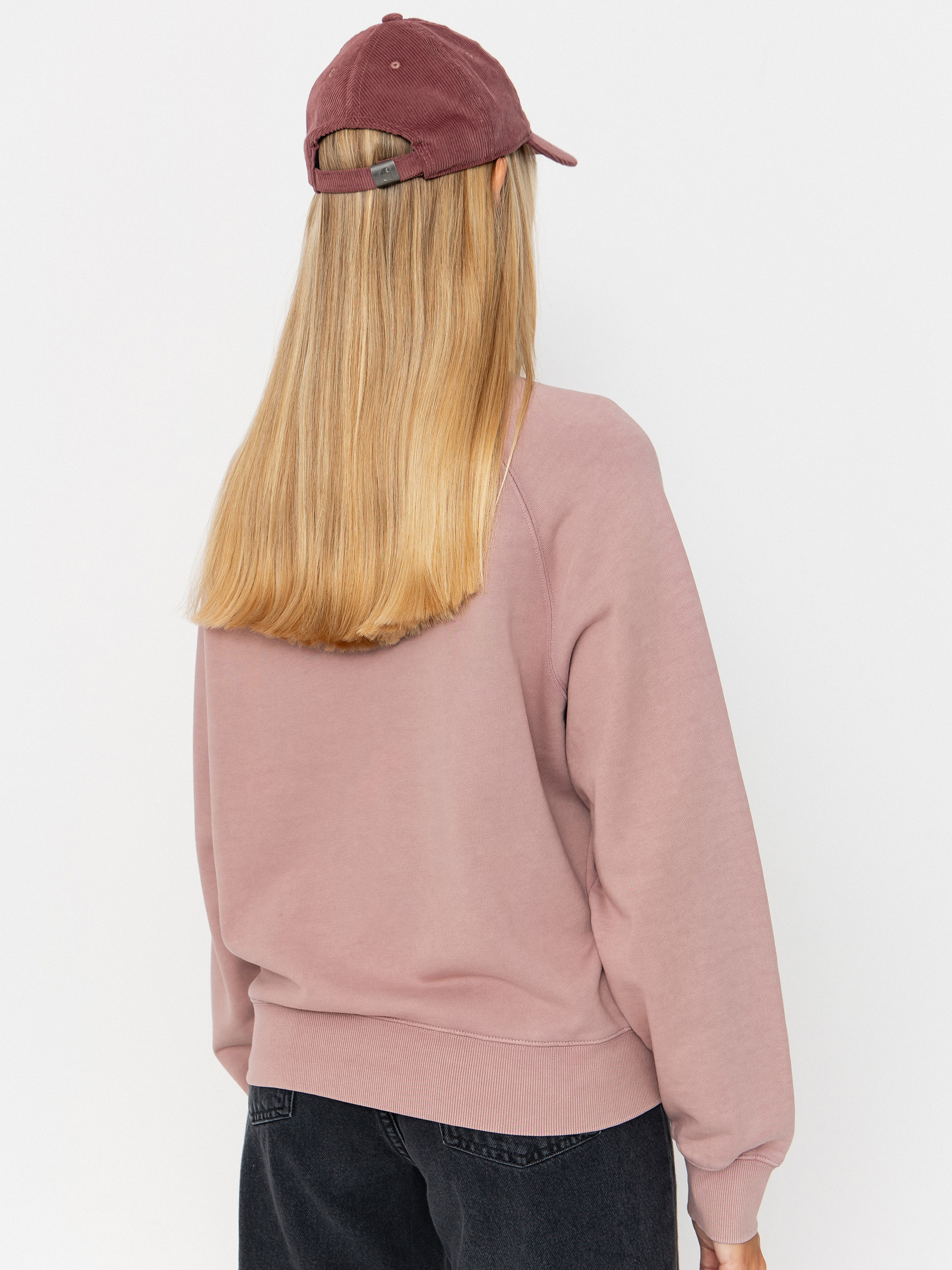 Carhartt WIP Hudson Sweatshirt Wmn (daphne/chalk wash)