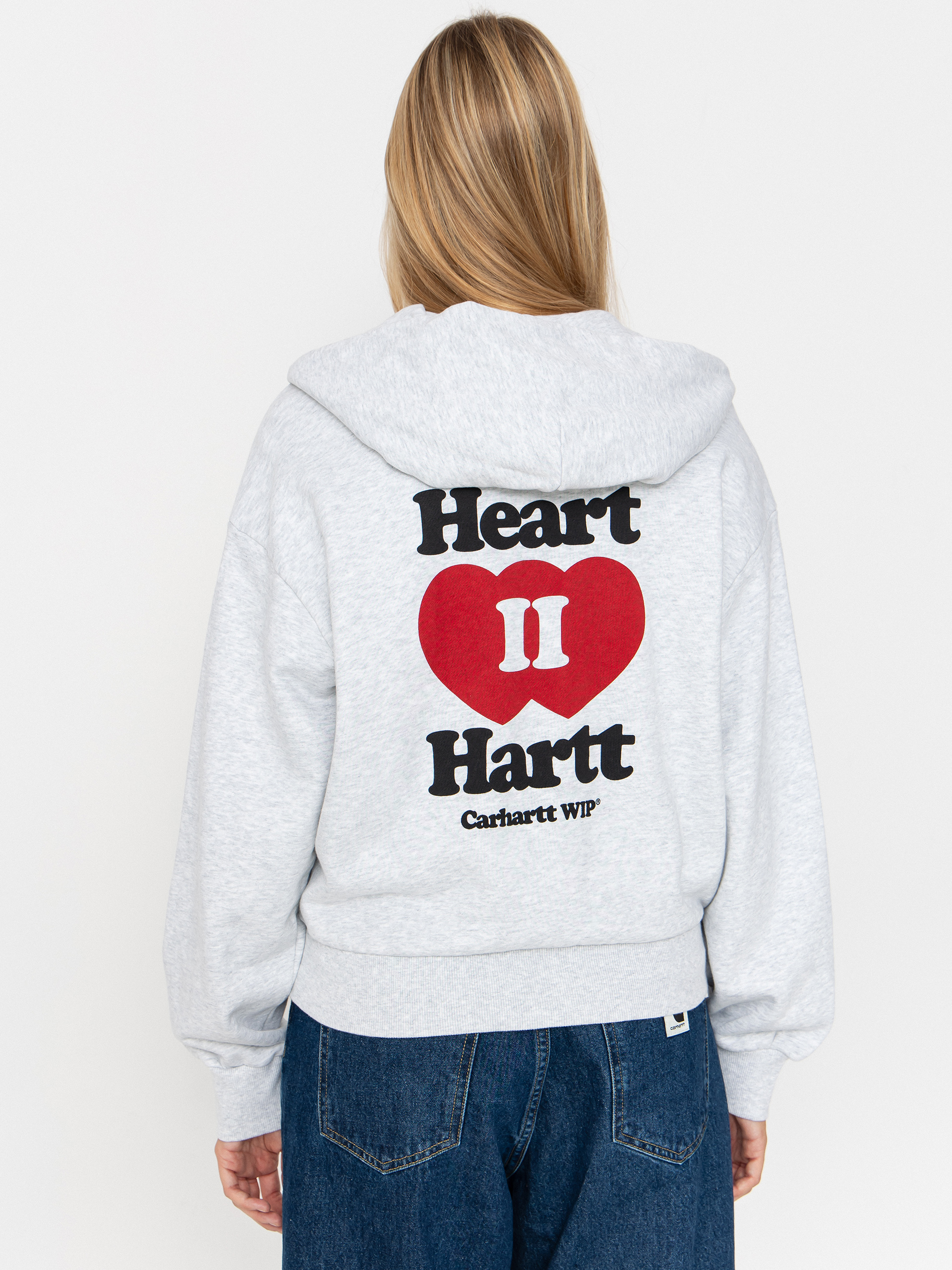 Carhartt WIP Heart II Hartt ZHD Wmn Hoodie (ash heather)