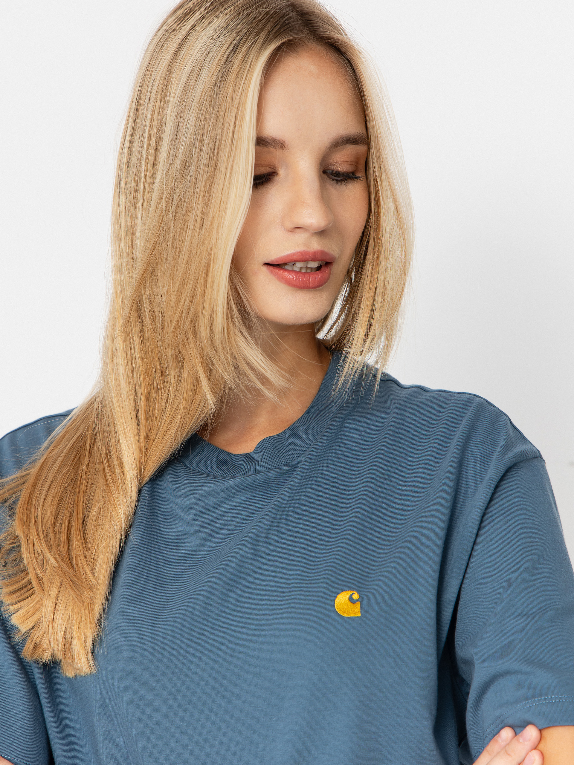 Carhartt WIP Chase Wmn T-Shirt (angelite/gold)