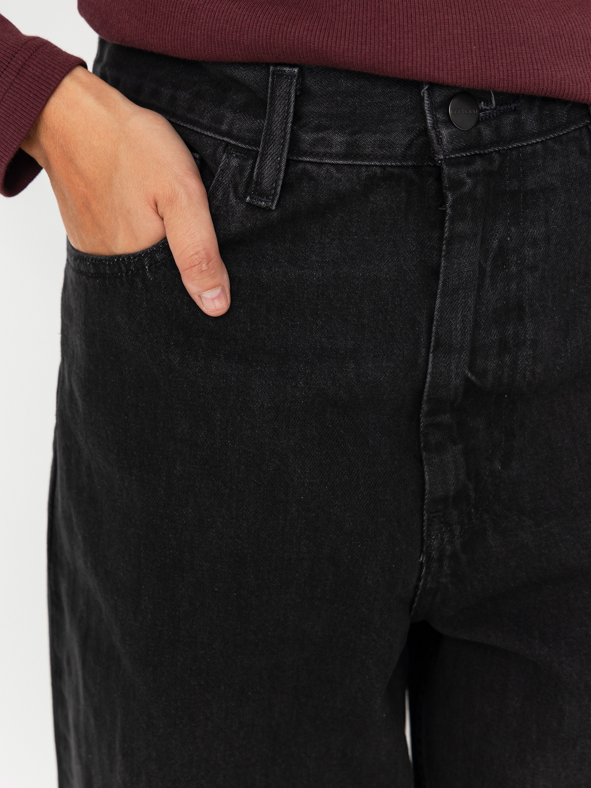 Carhartt WIP Brandon Hose Wmn (black/stone washed)