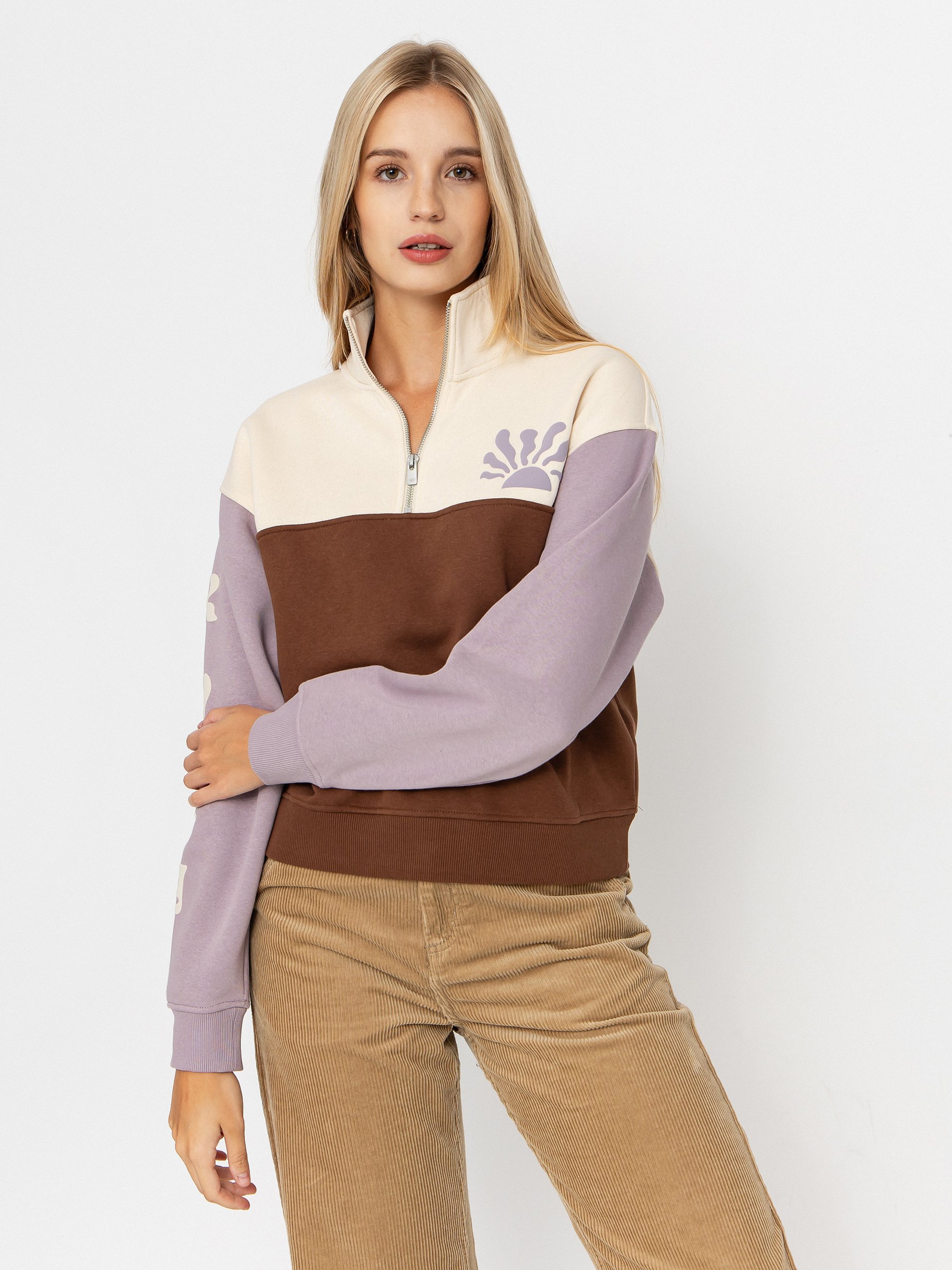 Roxy View Point Block Wmn Sweatshirt (tiramisu)