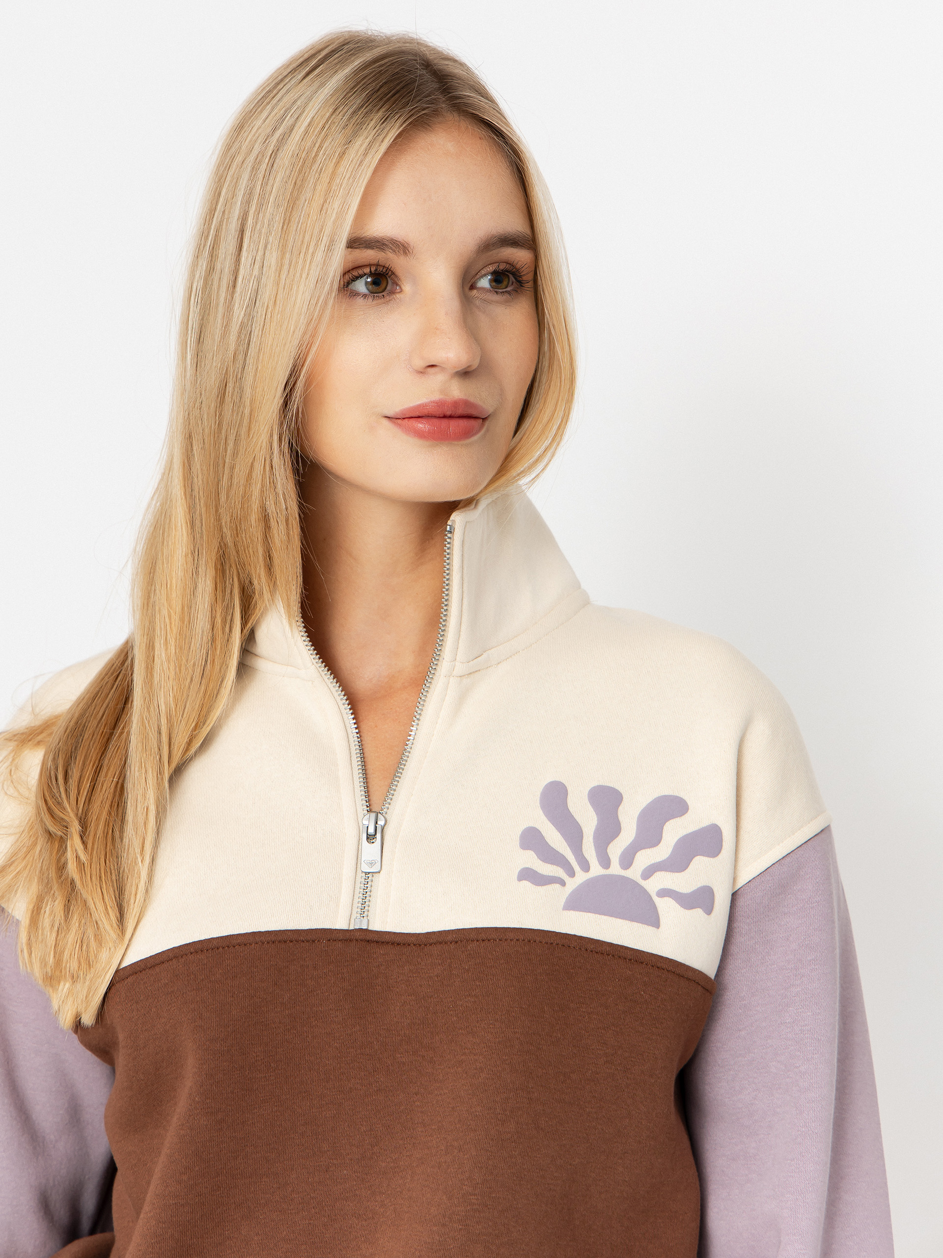 Roxy View Point Block Wmn Sweatshirt (tiramisu)