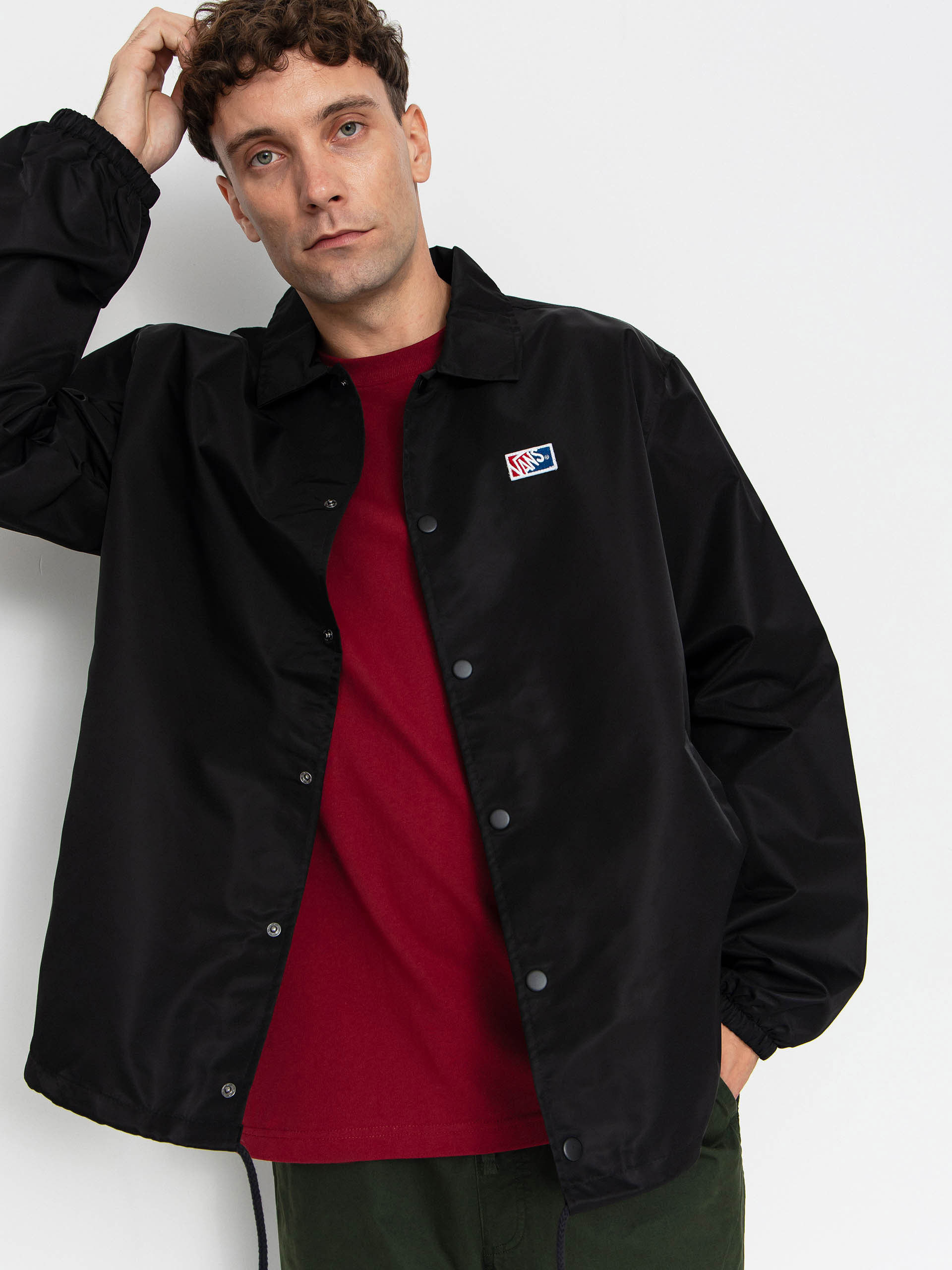 ジャケット・アウター Double Coach jacket in great condition Primitive Double Up Coach Mens Jacket Black White PA324145