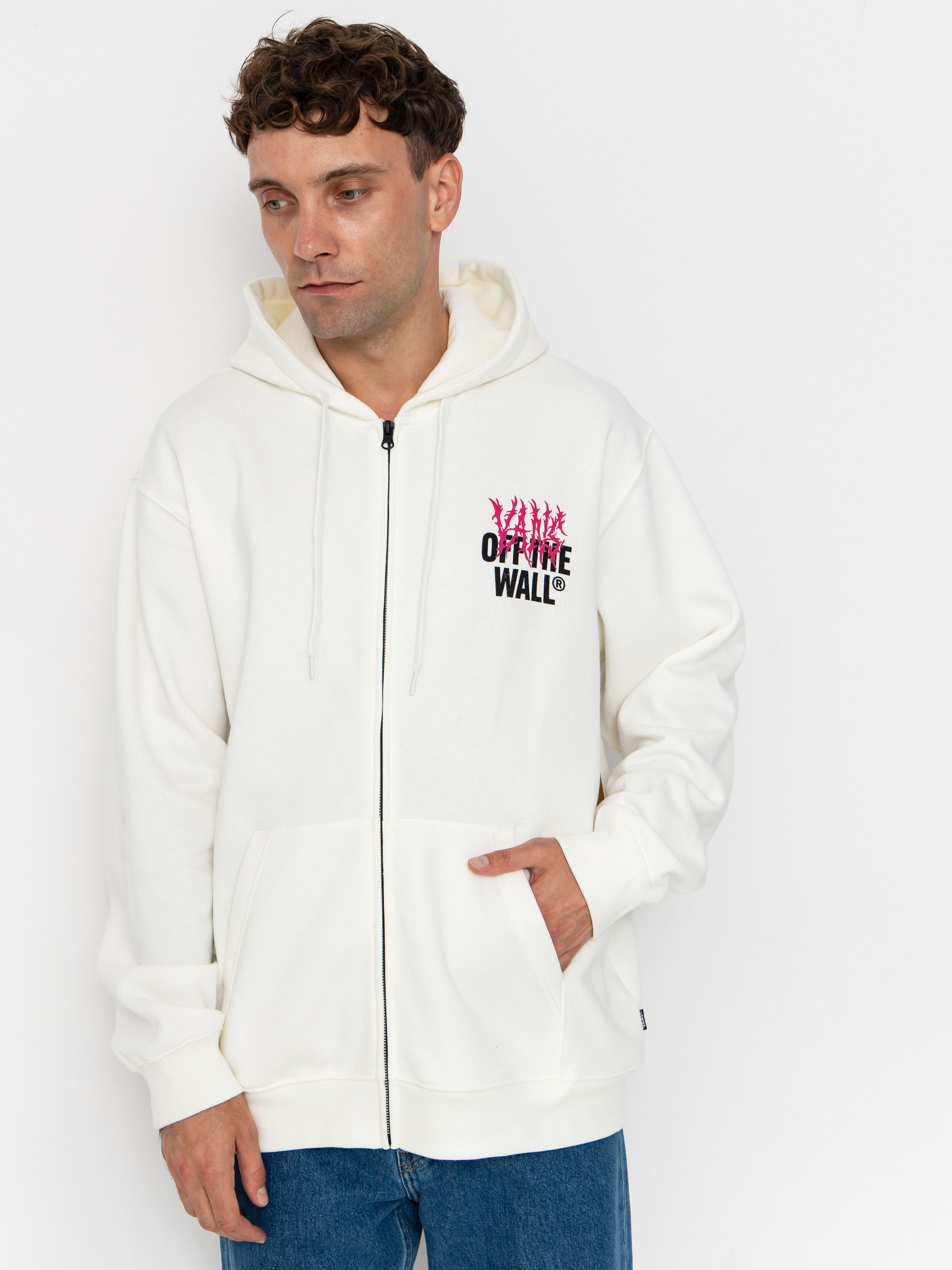Vans Metal Wall Full Zip Sweatshirt (mountain essentials marshmallow)