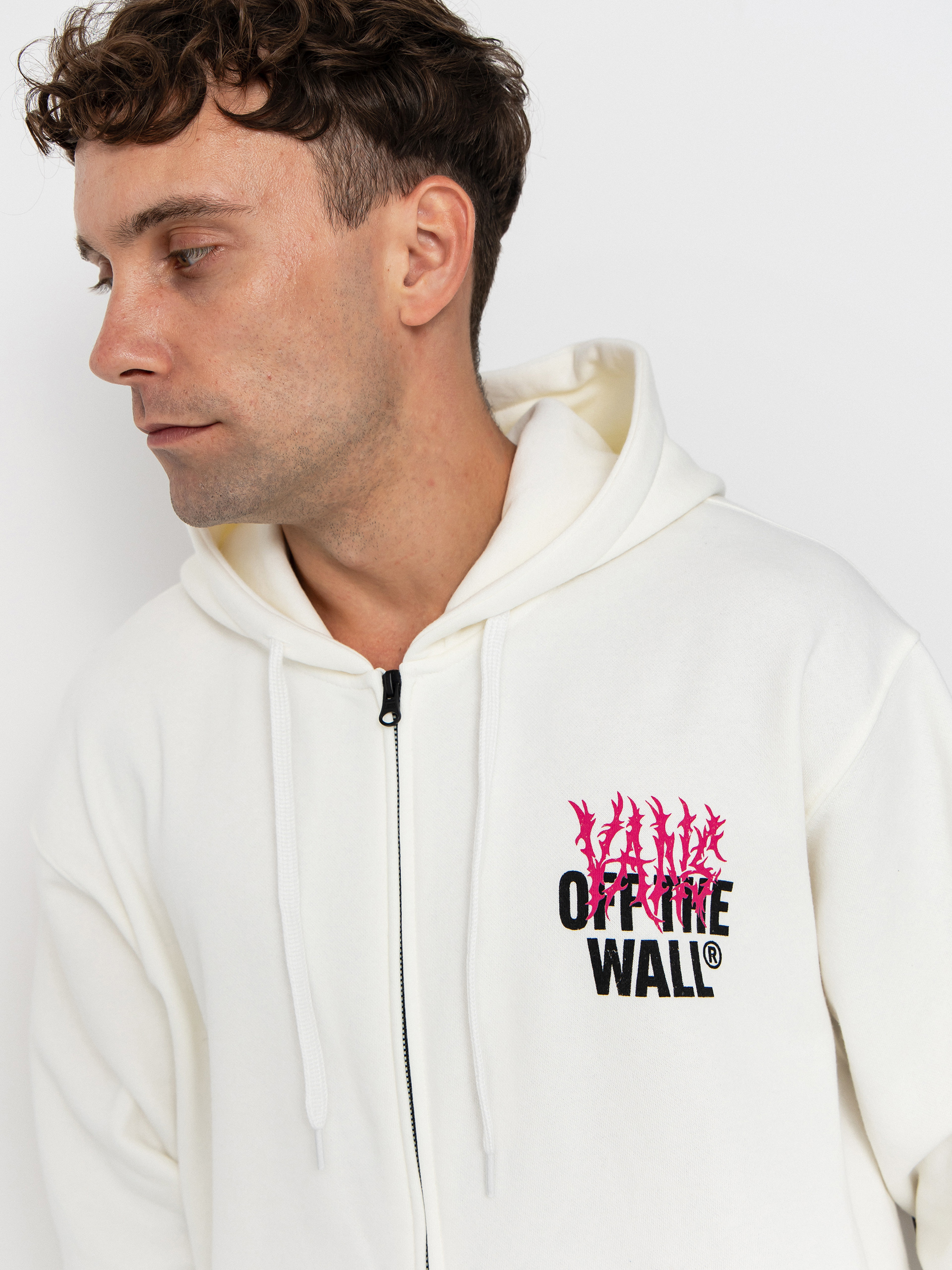 Vans Metal Wall Full Zip Sweatshirt (mountain essentials marshmallow)