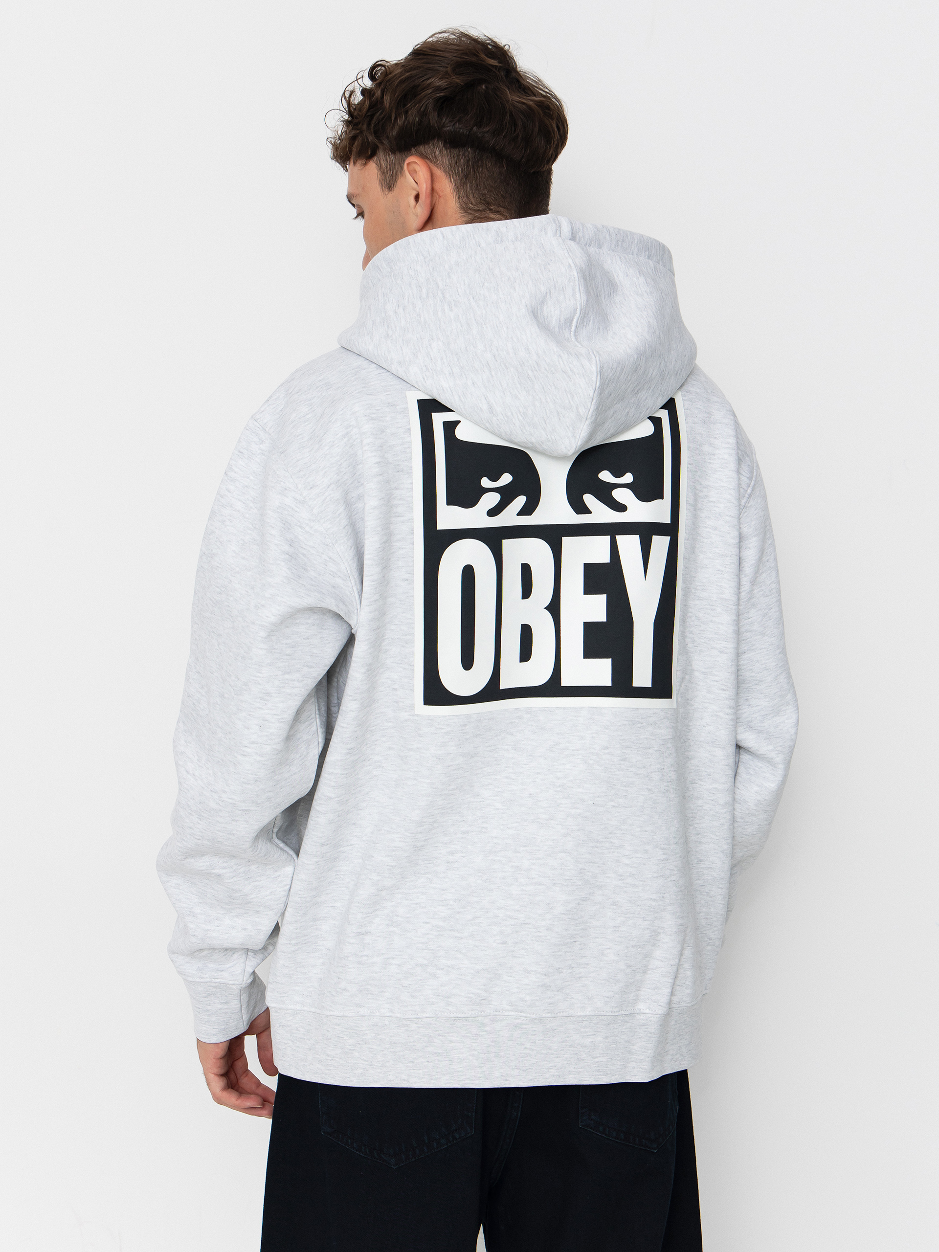 OBEY Obey Eyes Icon HD Hoodie (heather grey)