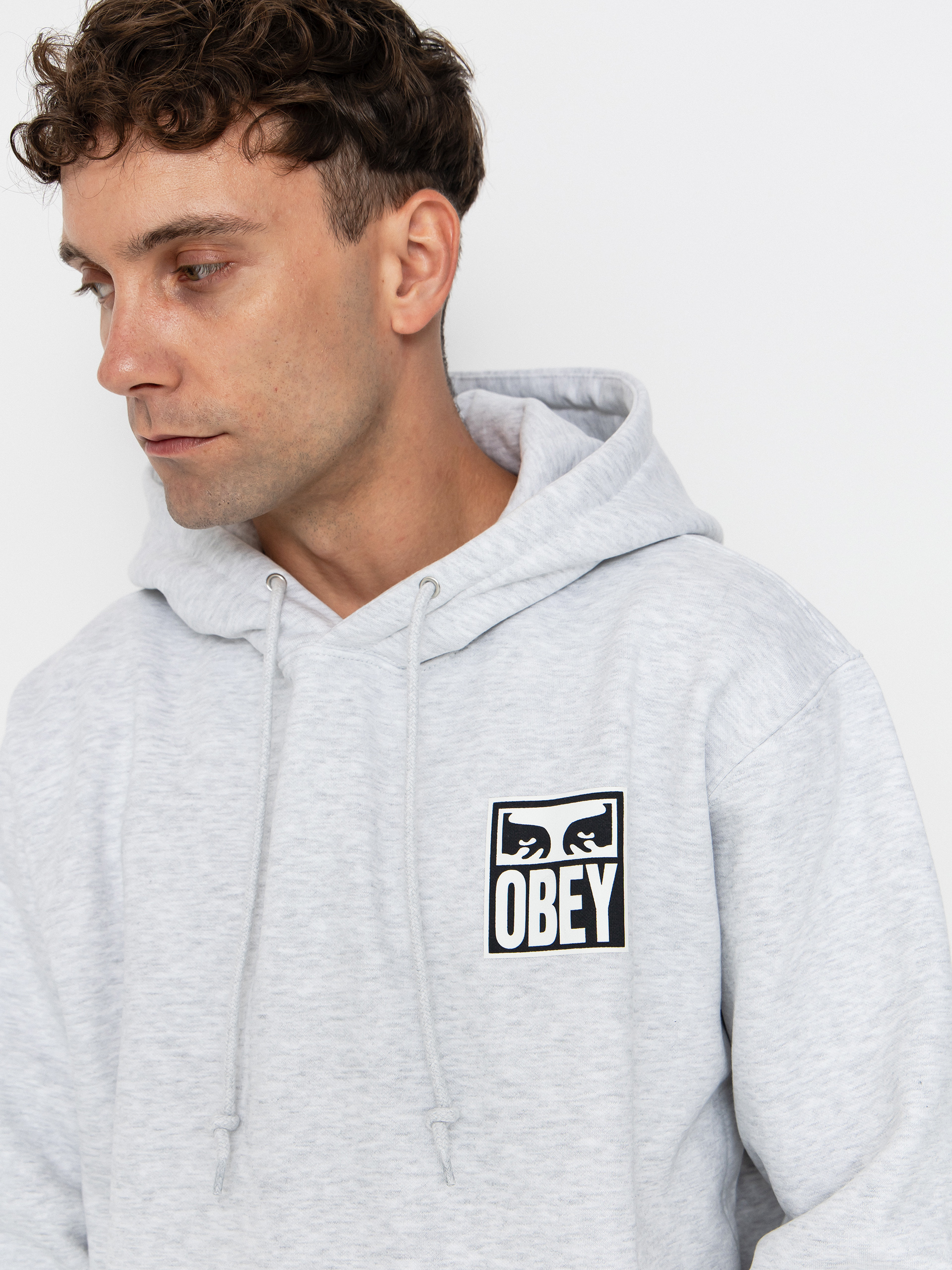 OBEY Obey Eyes Icon HD Hoodie (heather grey)