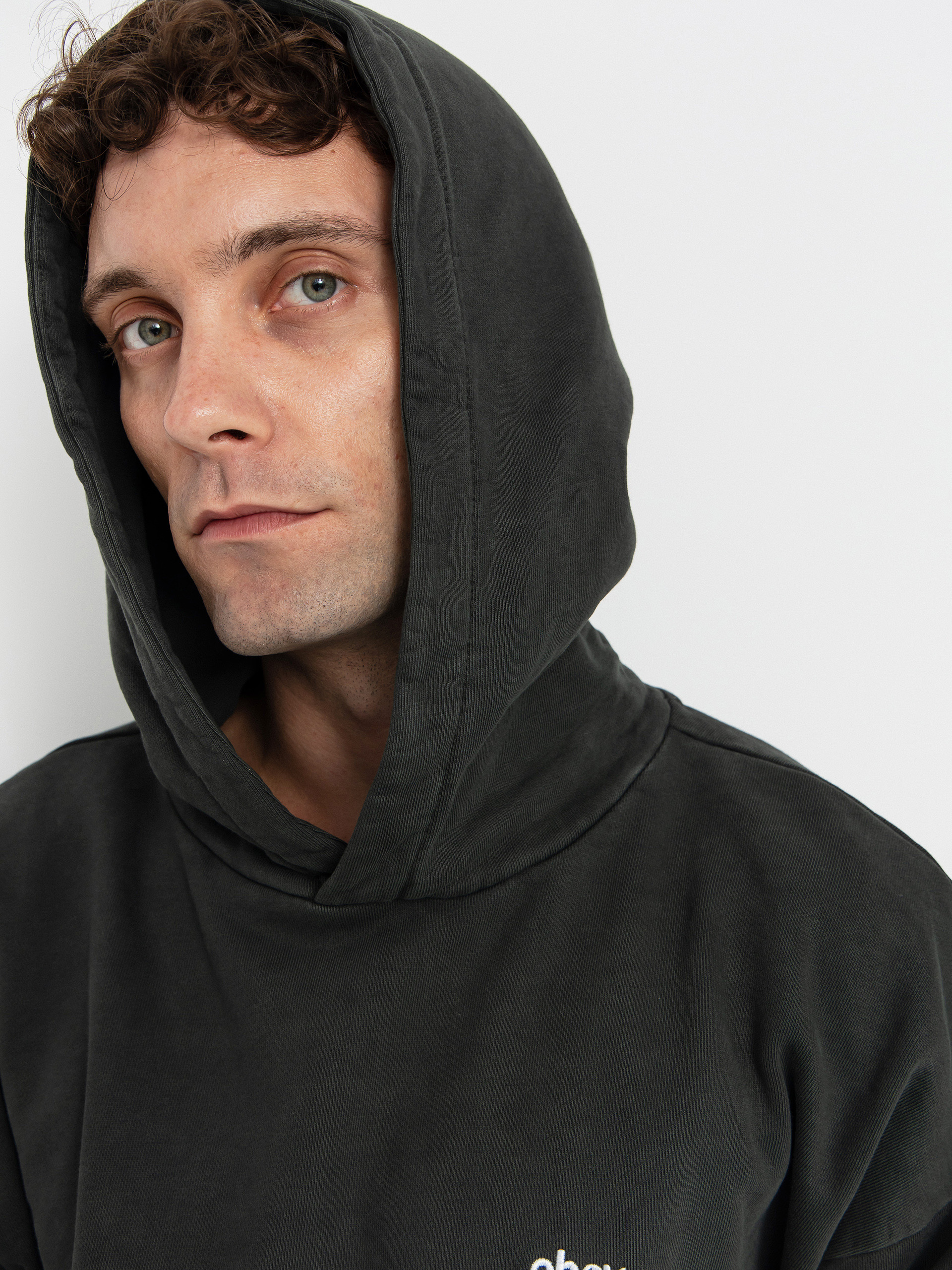 OBEY Lowercase Pigment HD Hoodie (pigment pirate black)